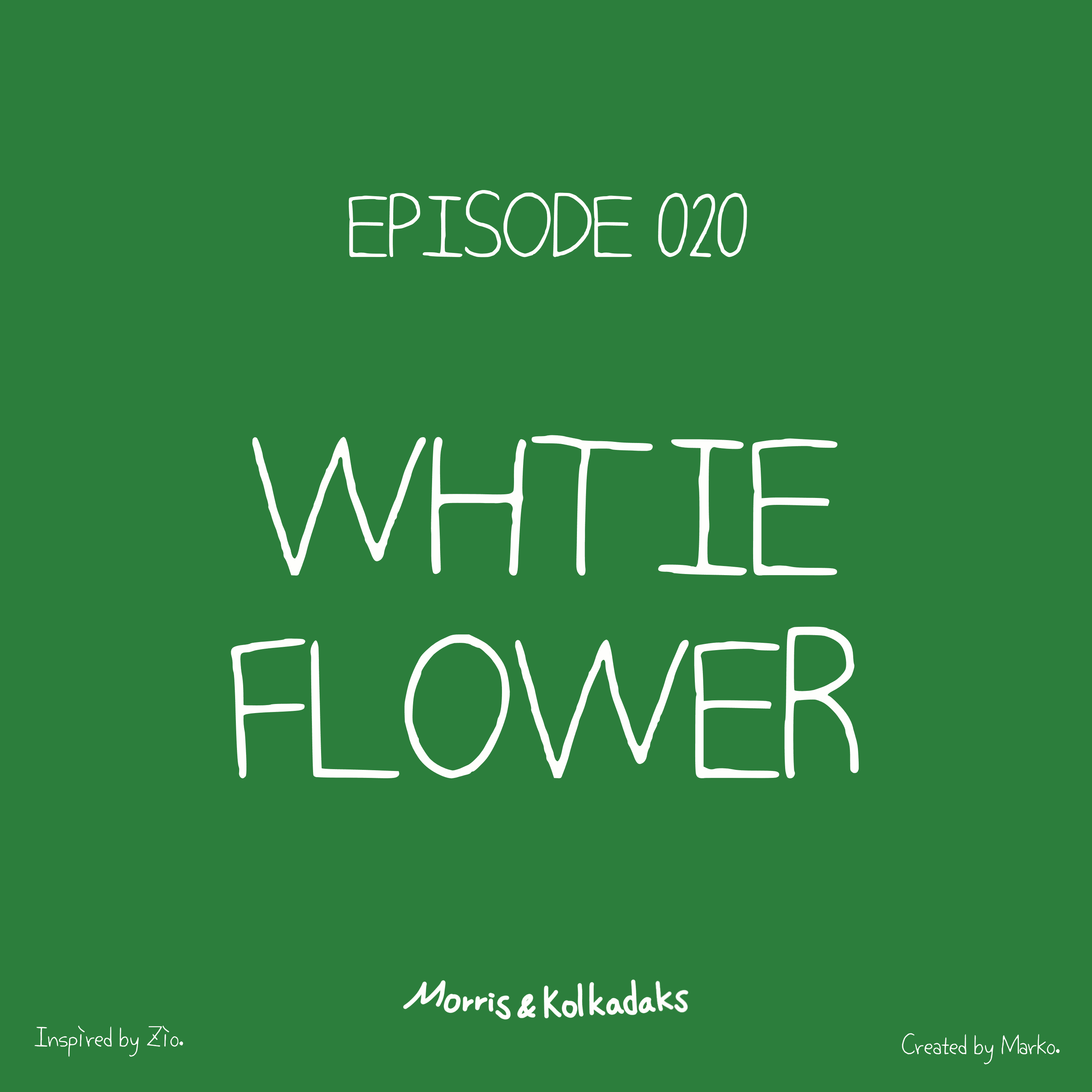 WHITE FLOWER — 모리스앤꼴까닥스 4컷 만화 이미지 1