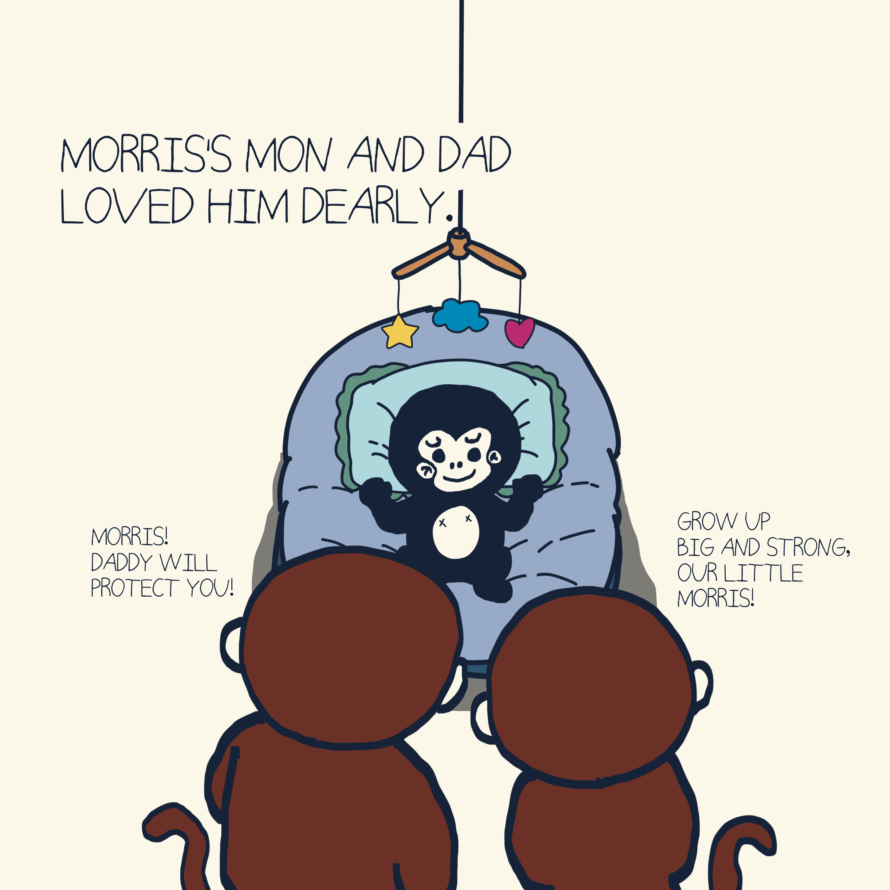 TALE OF MORRIS — Morris and Kolkadaks four-panel comic 4