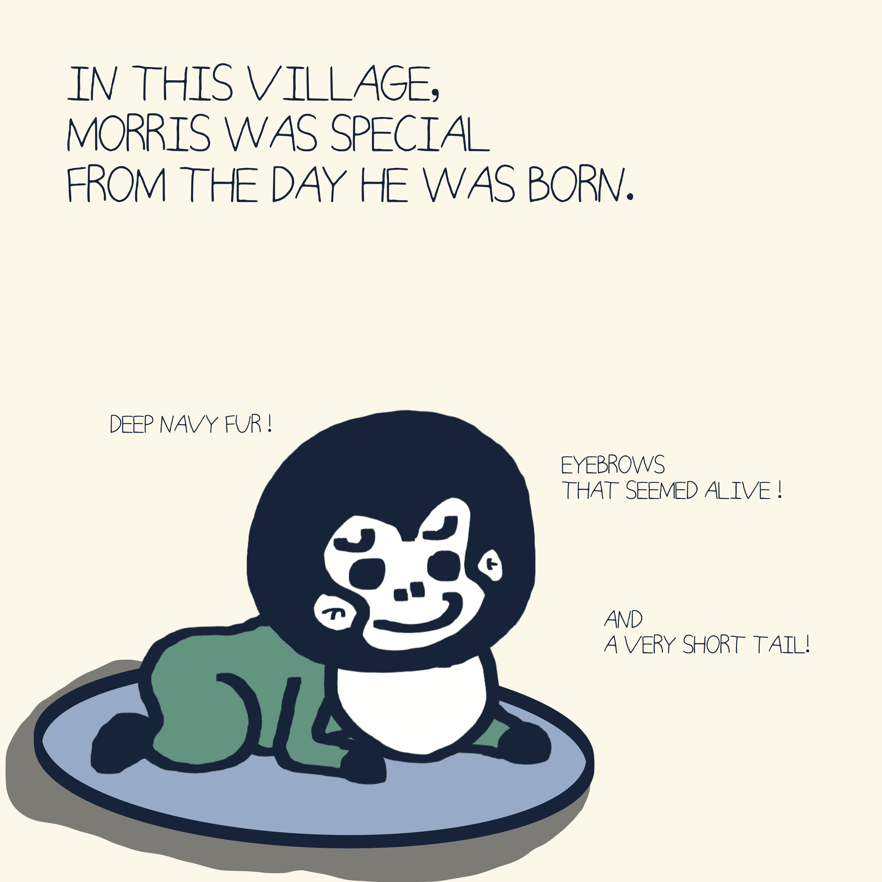 TALE OF MORRIS — Morris and Kolkadaks four-panel comic 3