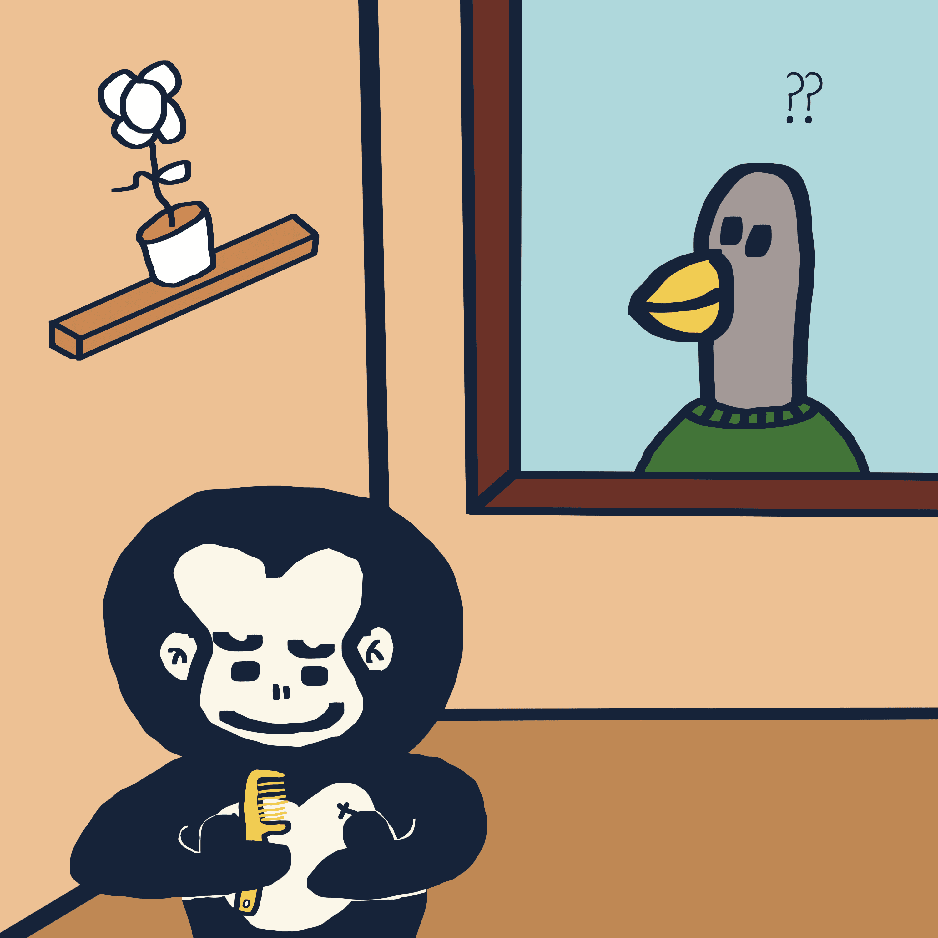 BEAUTIFUL HEART. — Morris and Kolkadaks four-panel comic 2