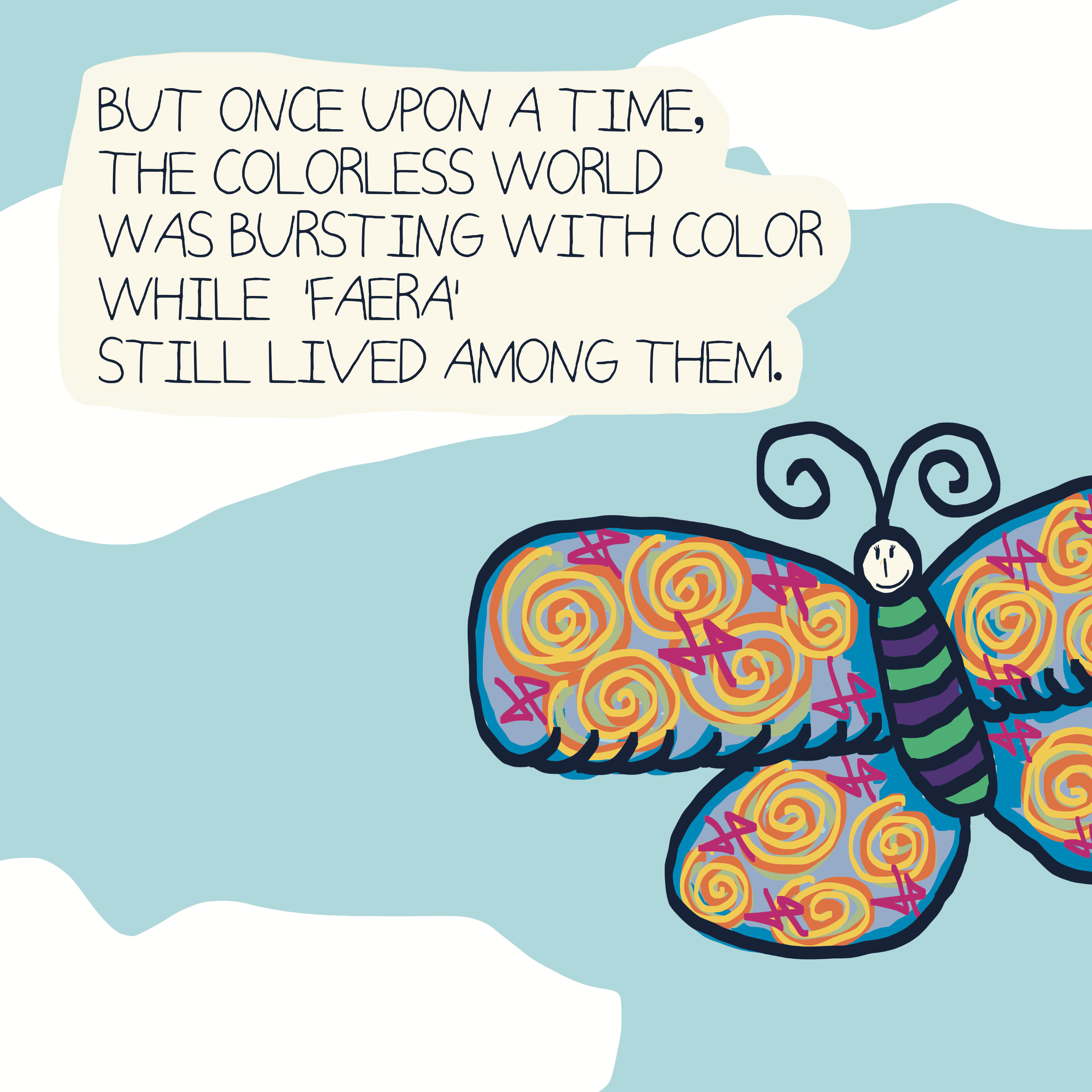 COLORLESS WORLD — Morris and Kolkadaks four-panel comic 5