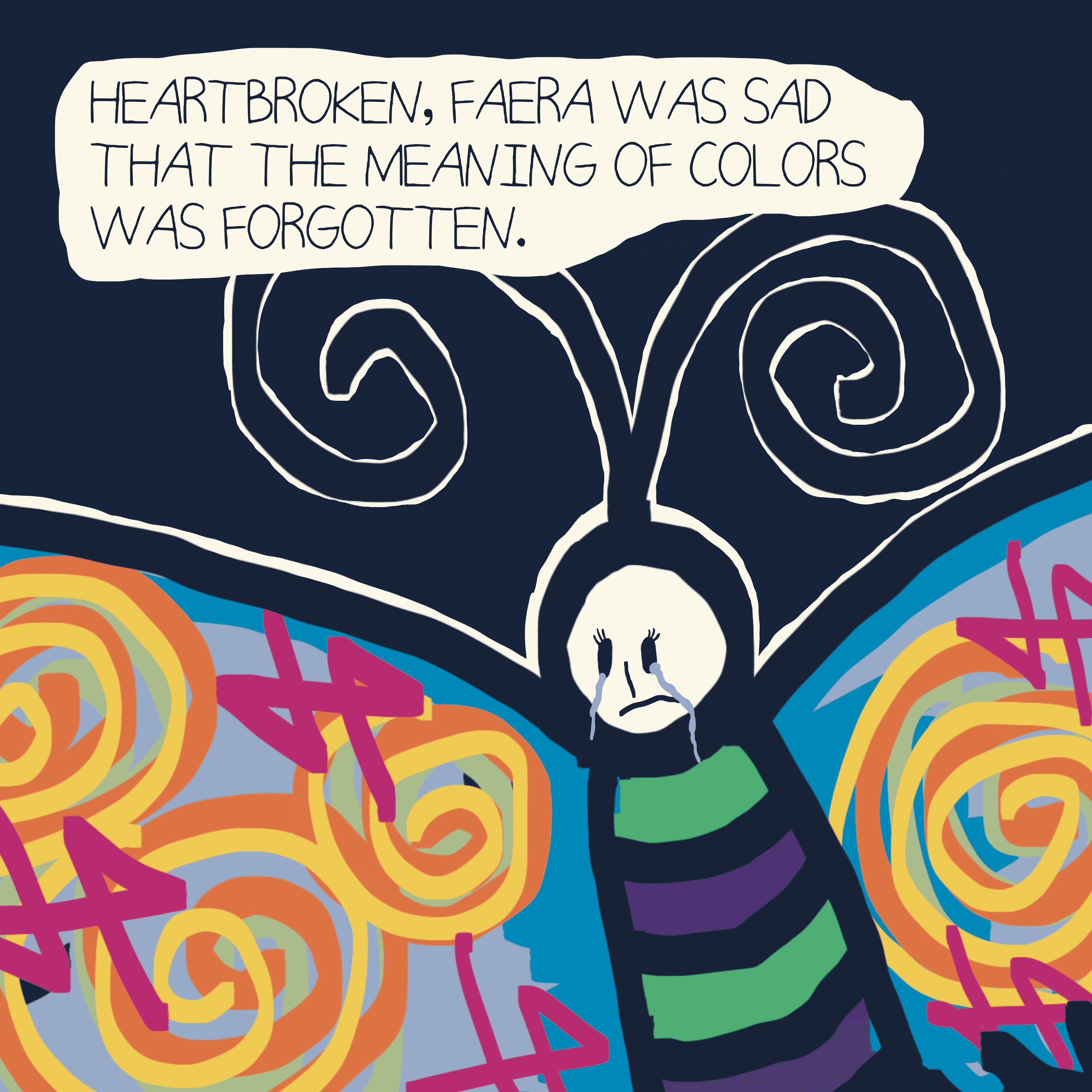 TALE OF "FAERA" — Morris and Kolkadaks four-panel comic 7