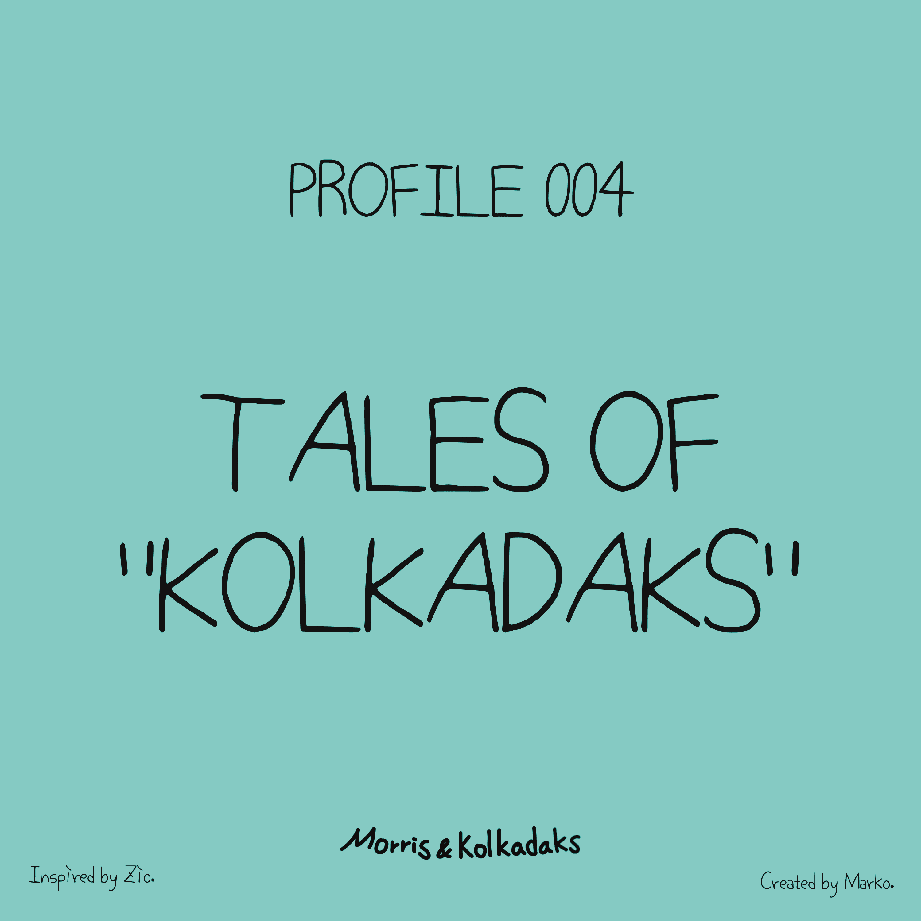 TALE OF "KOLKADAKS" — Morris and Kolkadaks four-panel comic 1
