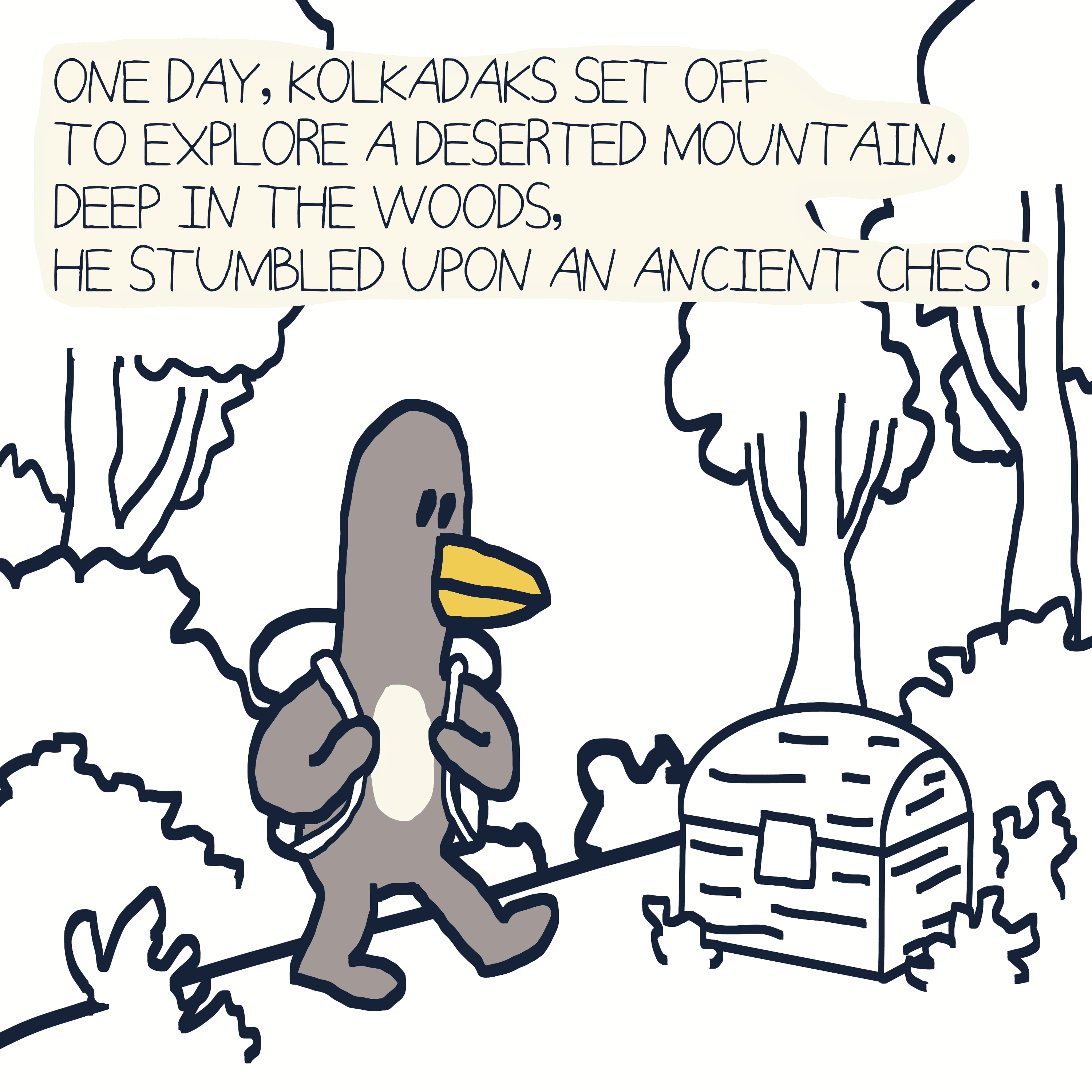 TALE OF "KOLKADAKS" — Morris and Kolkadaks four-panel comic 3