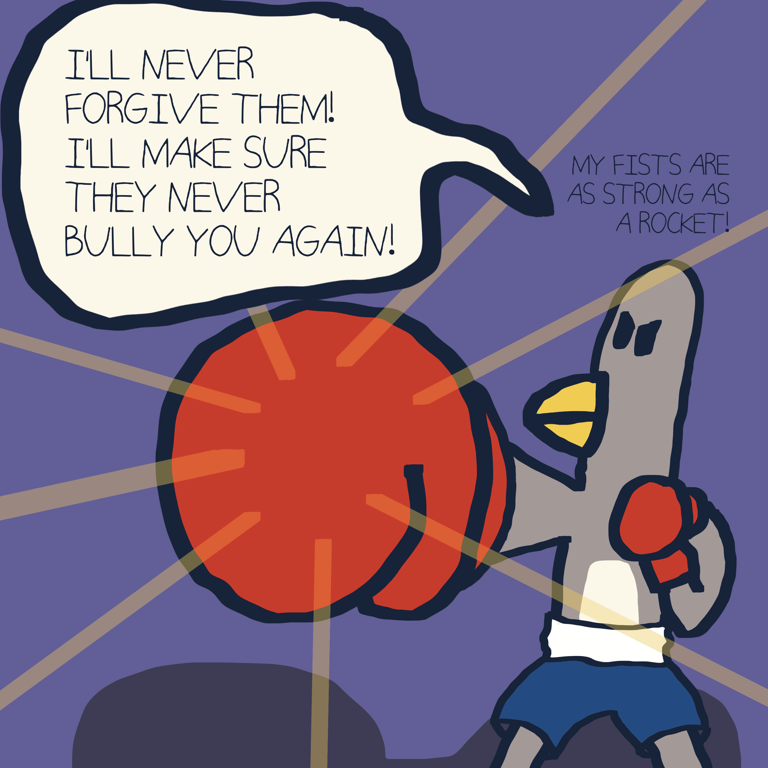 ALWAYS ON YOUR SIDE. — Morris and Kolkadaks four-panel comic 4
