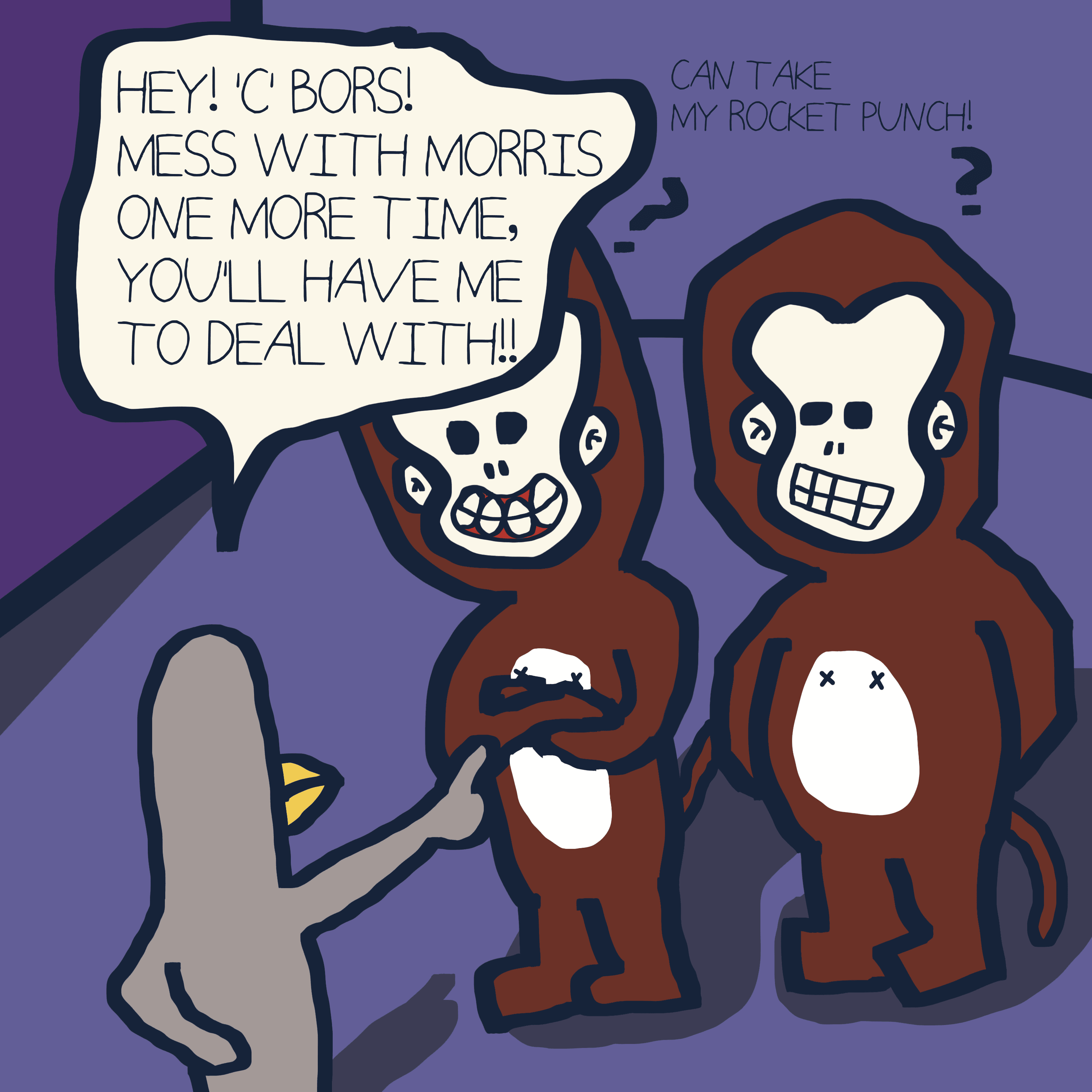 ALWAYS ON YOUR SIDE. — Morris and Kolkadaks four-panel comic 5
