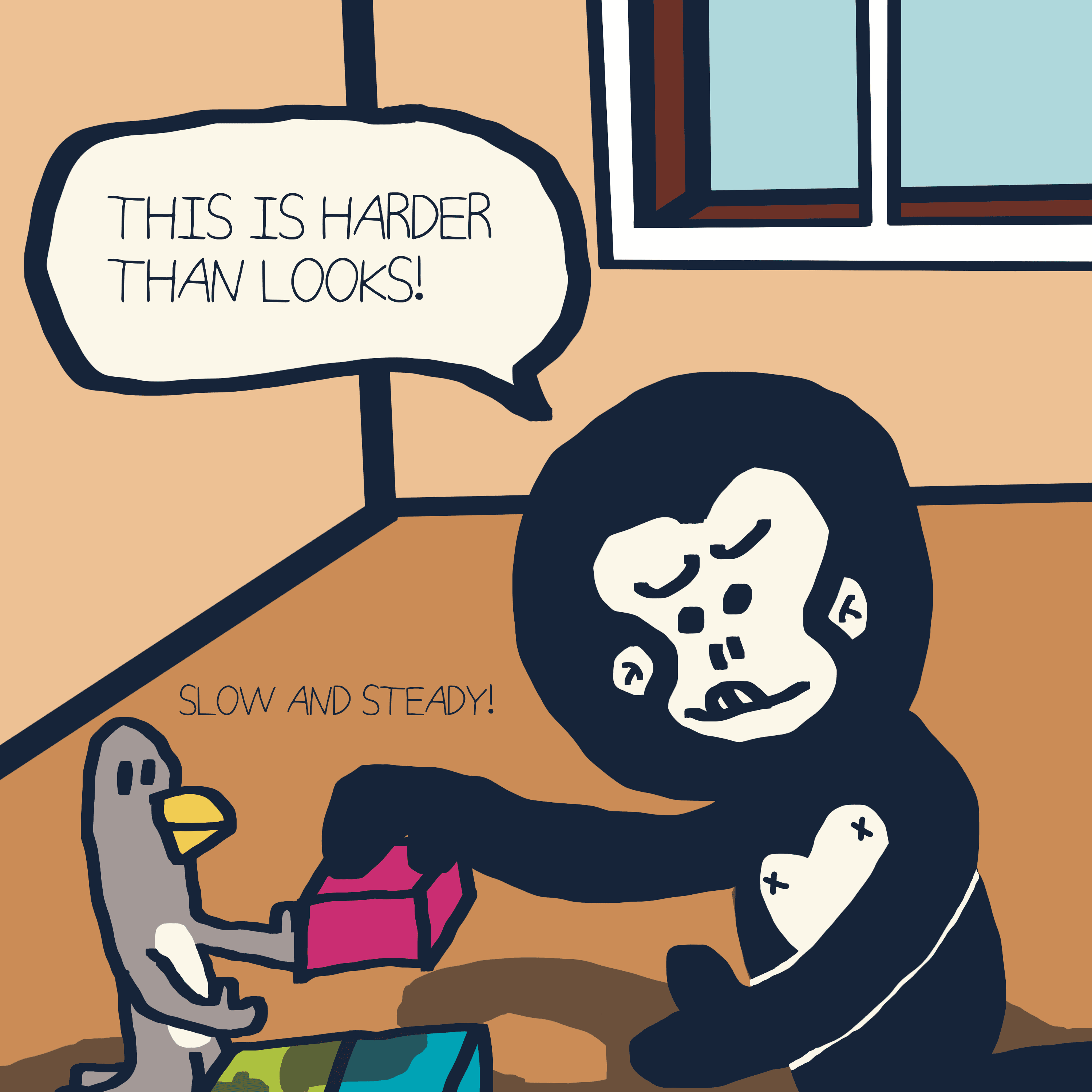 THE MASTER AND THE APPENTICE — Morris and Kolkadaks four-panel comic 2