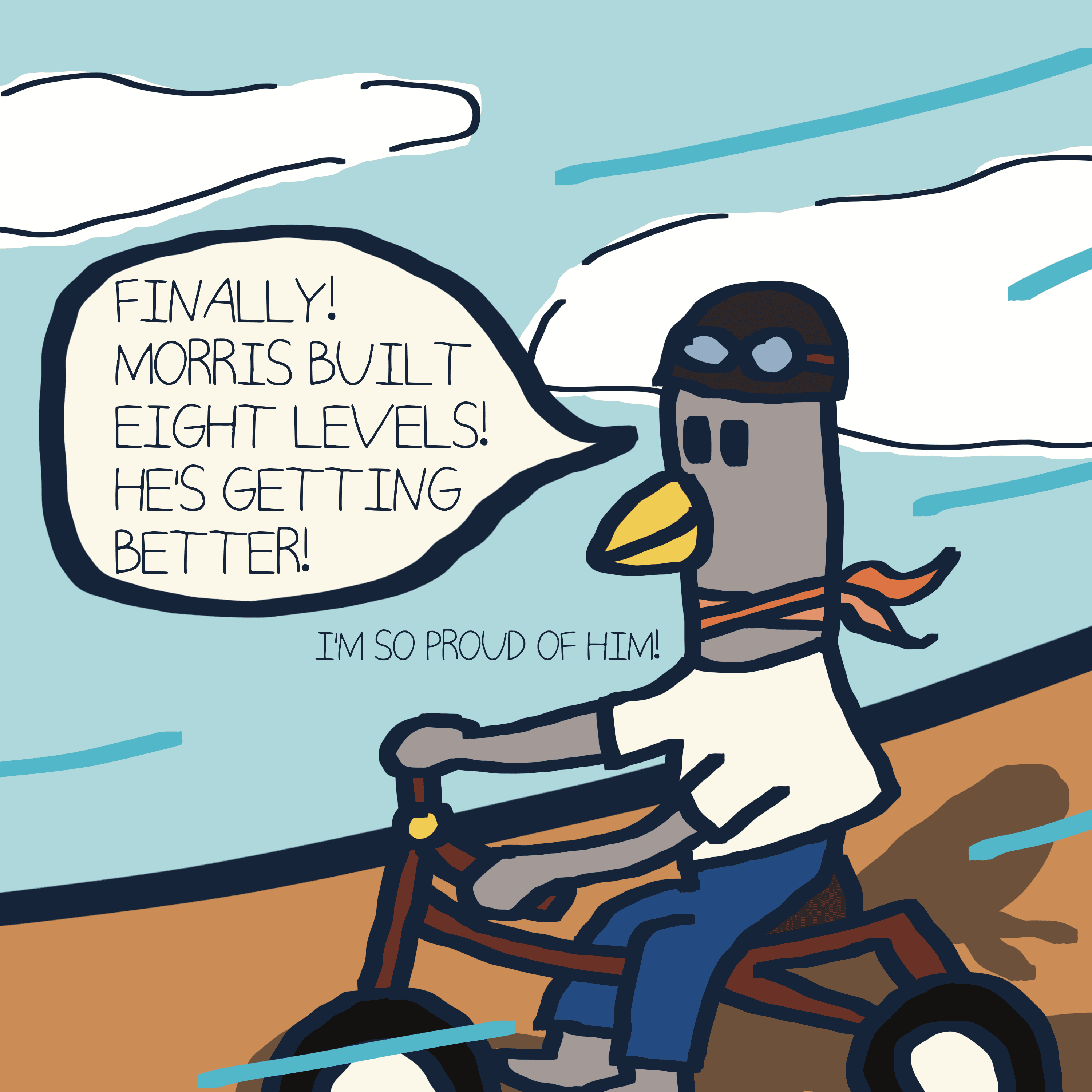 THE MASTER AND THE APPENTICE — Morris and Kolkadaks four-panel comic 7