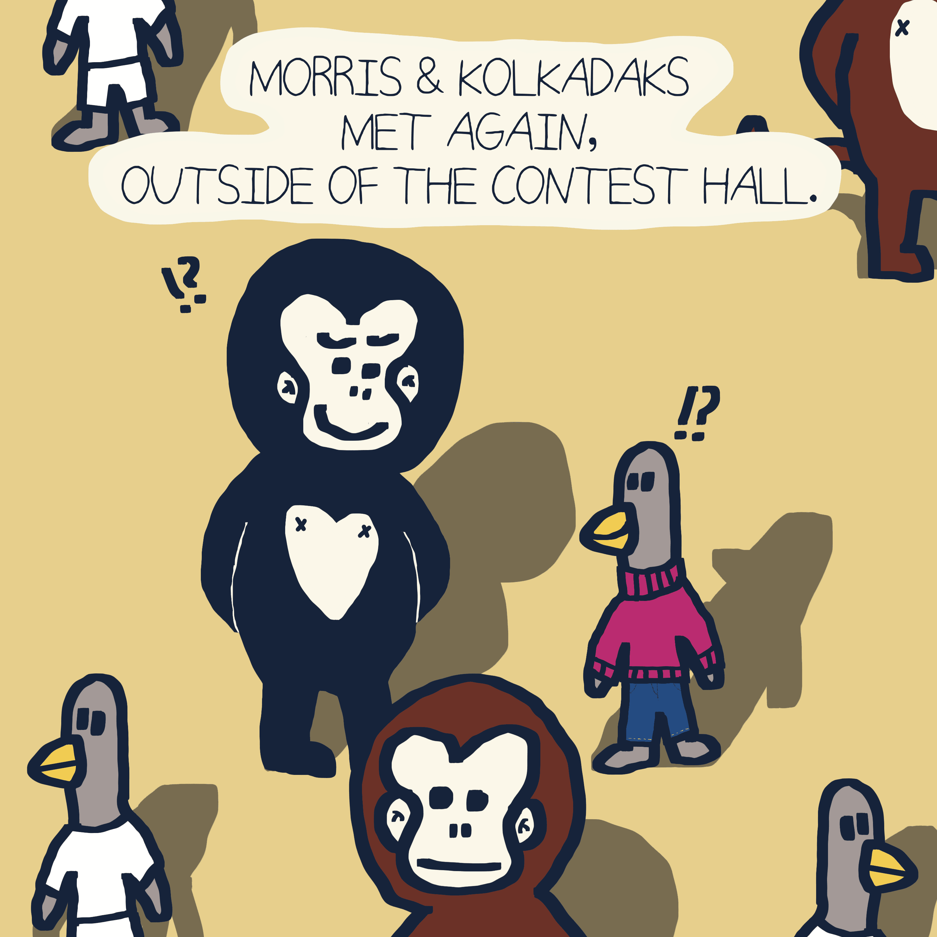 MORRIS, KOLKADAKS — Morris and Kolkadaks four-panel comic 2