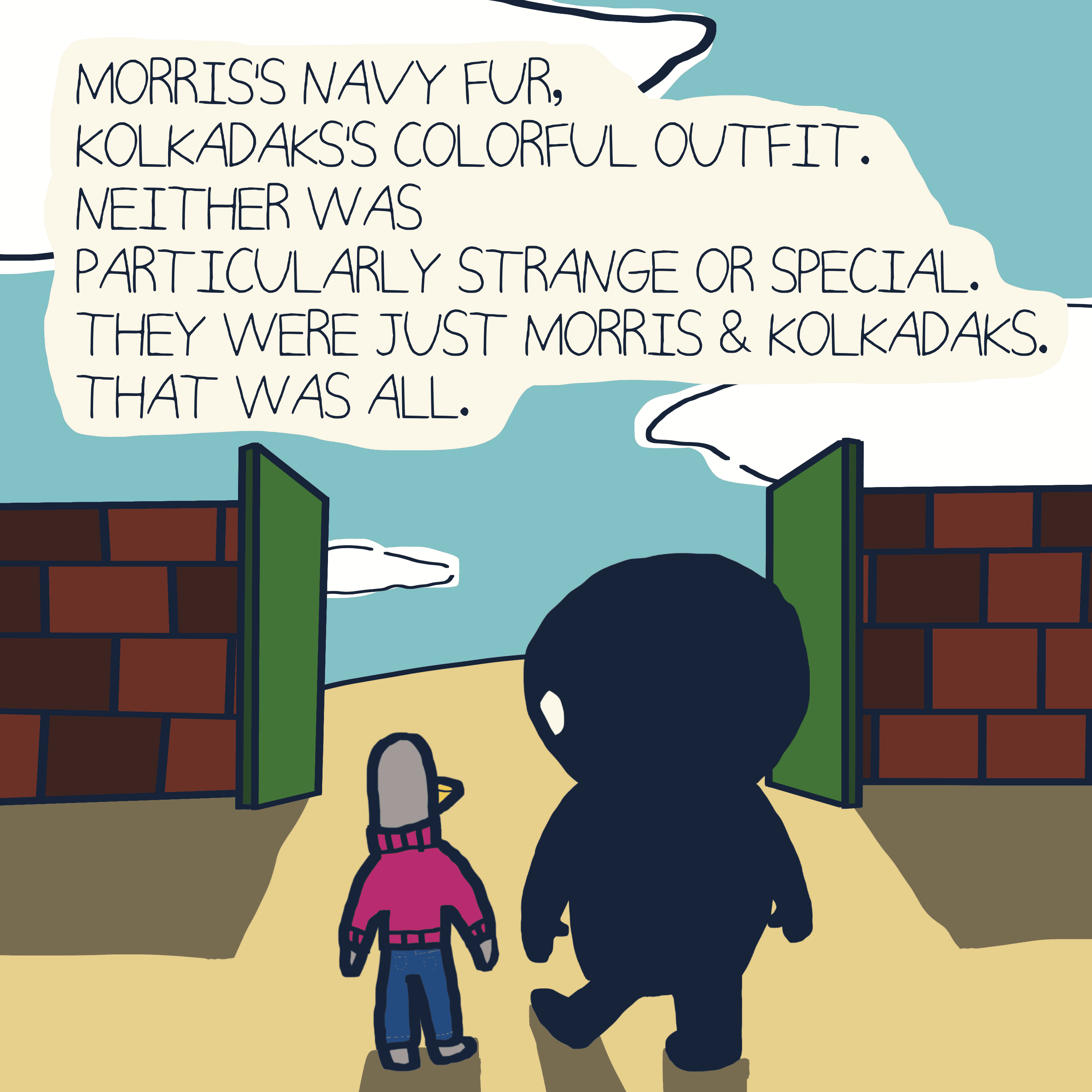 MORRIS, KOLKADAKS — Morris and Kolkadaks four-panel comic 5
