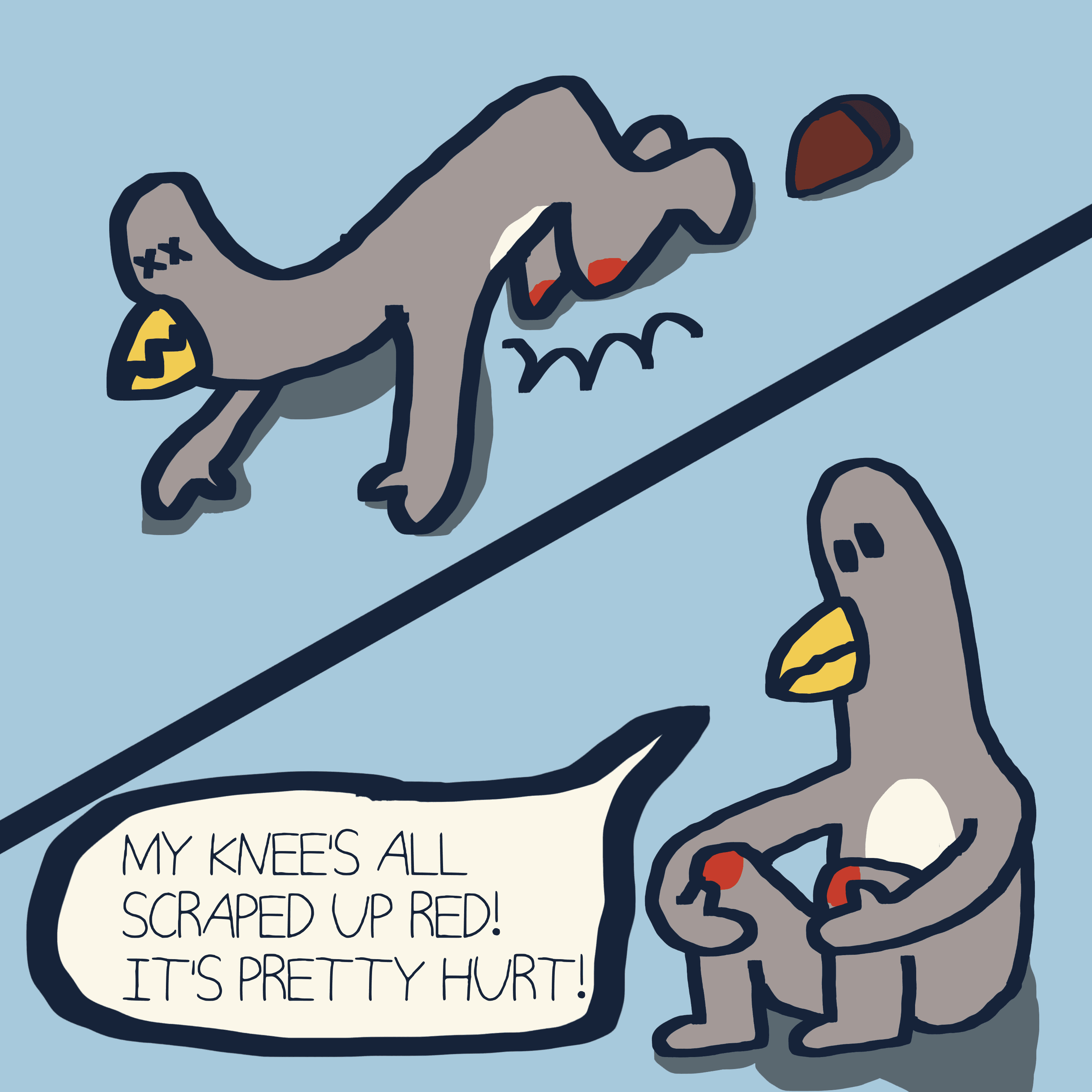 RED ON YOU. — Morris and Kolkadaks four-panel comic 3