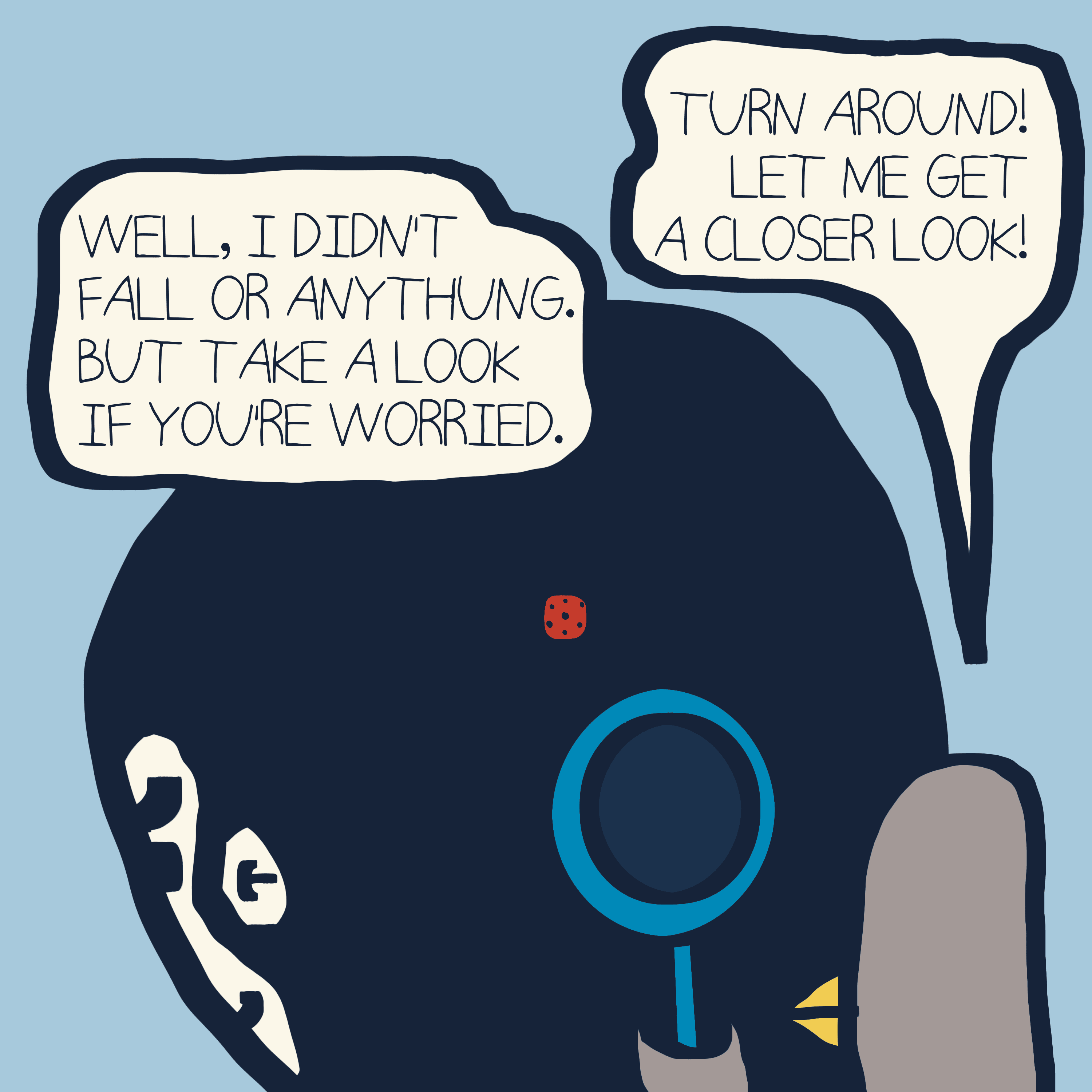 RED ON YOU. — Morris and Kolkadaks four-panel comic 8