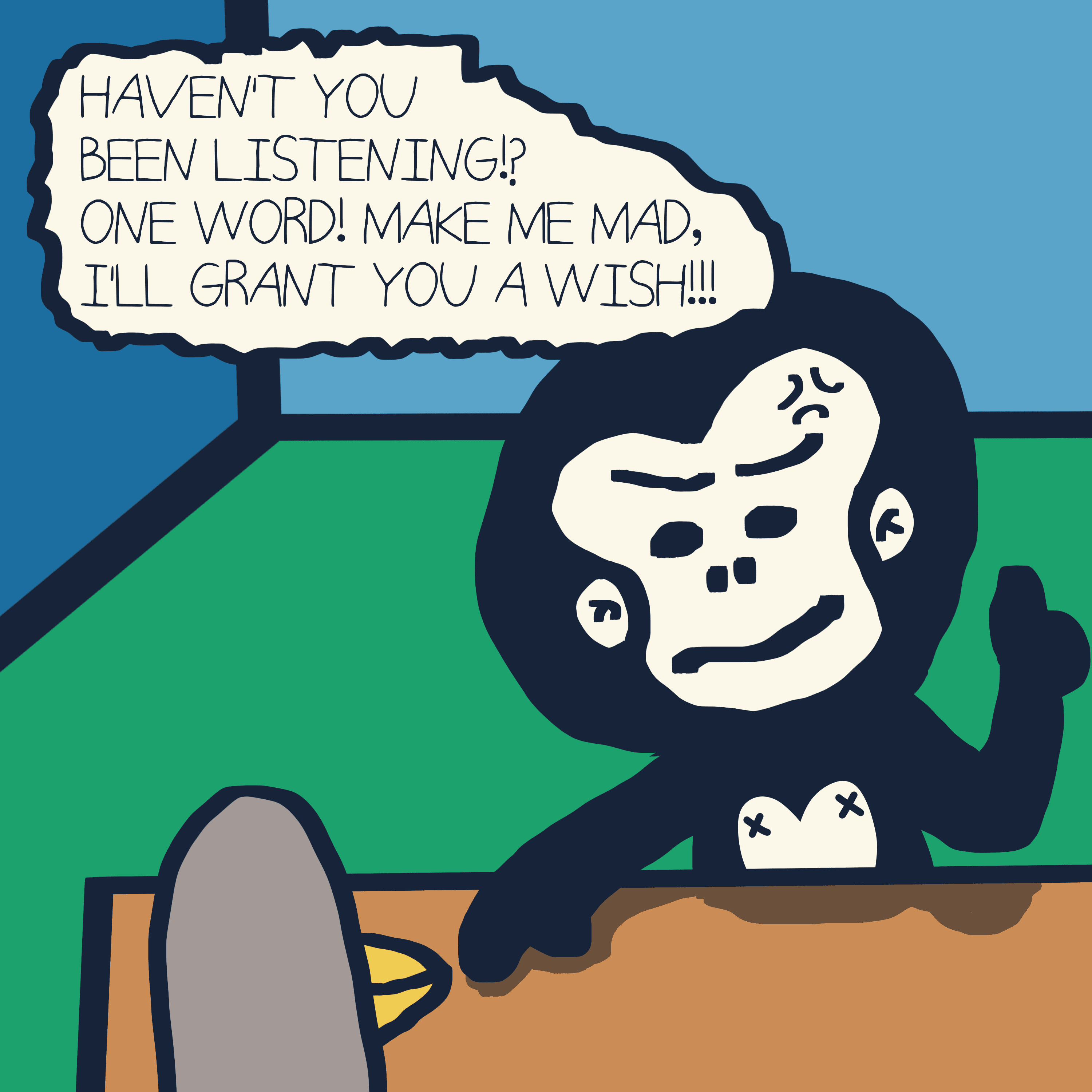 YOU WERE SAYING? — Morris and Kolkadaks four-panel comic 6