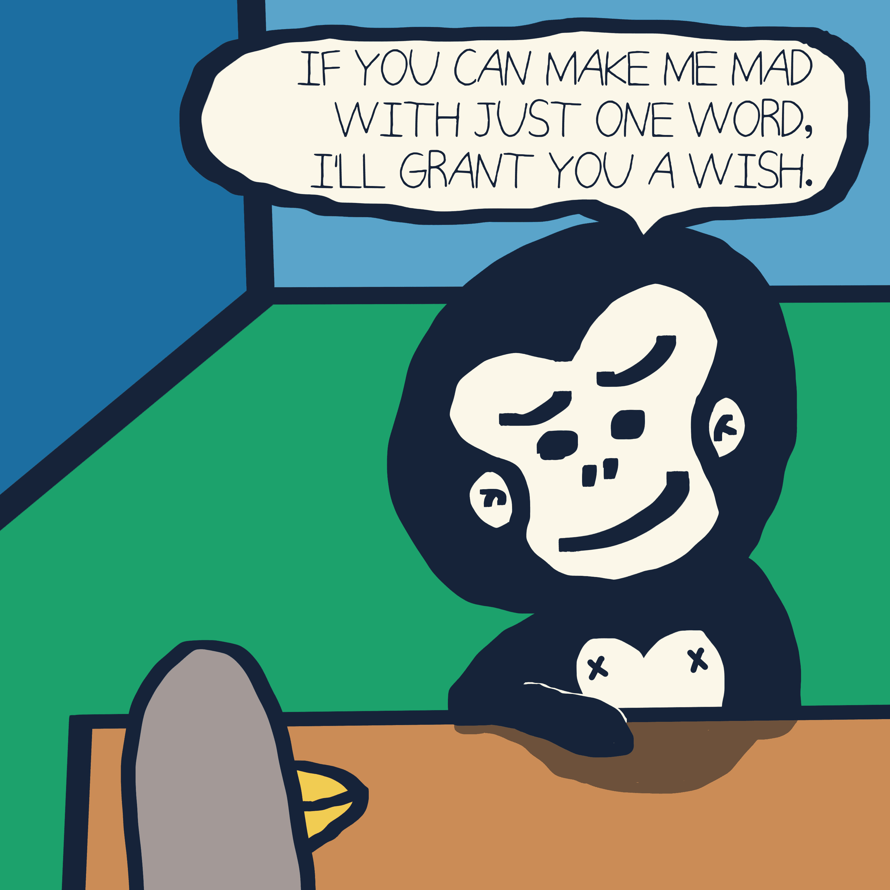 YOU WERE SAYING? — Morris and Kolkadaks four-panel comic 2