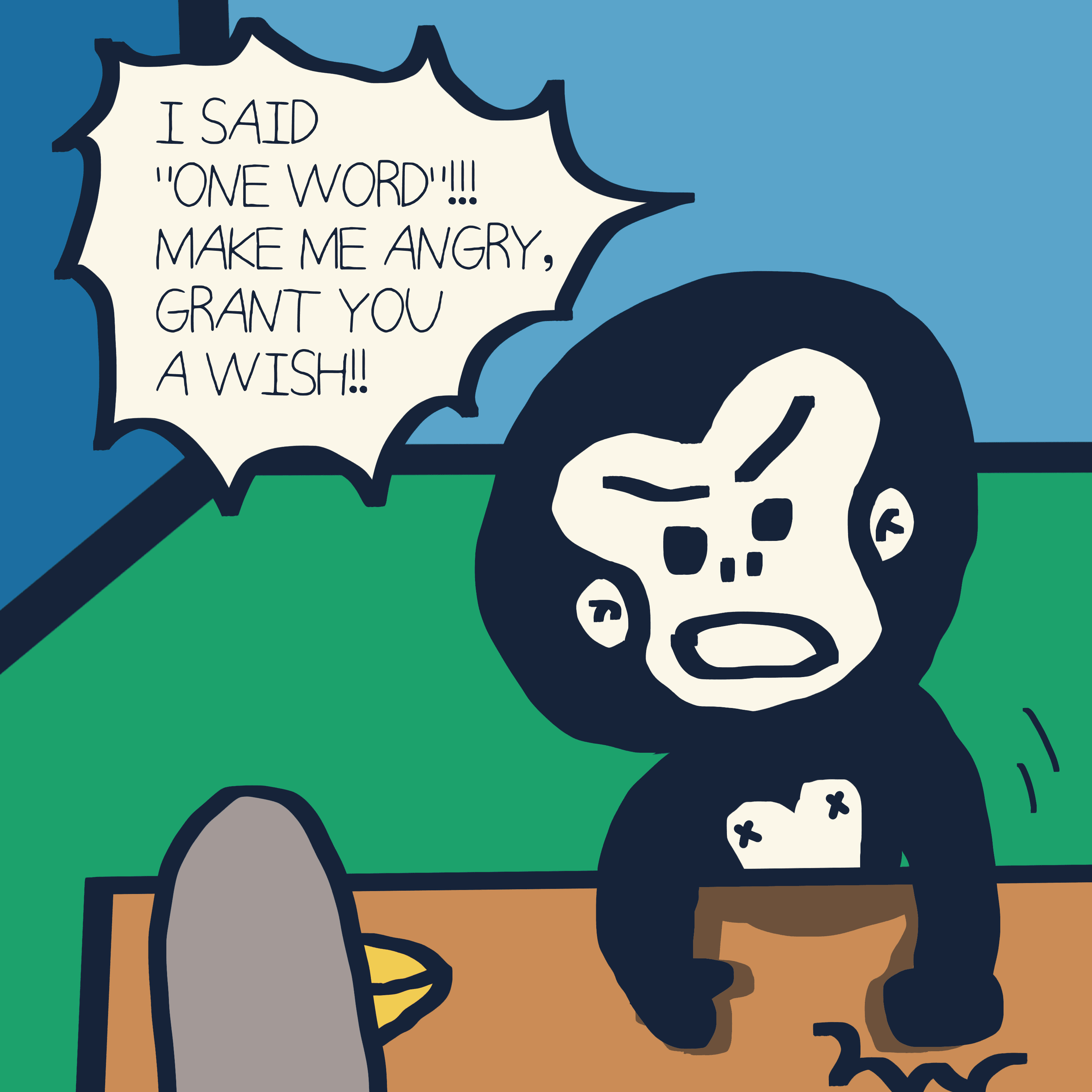 YOU WERE SAYING? — Morris and Kolkadaks four-panel comic 8