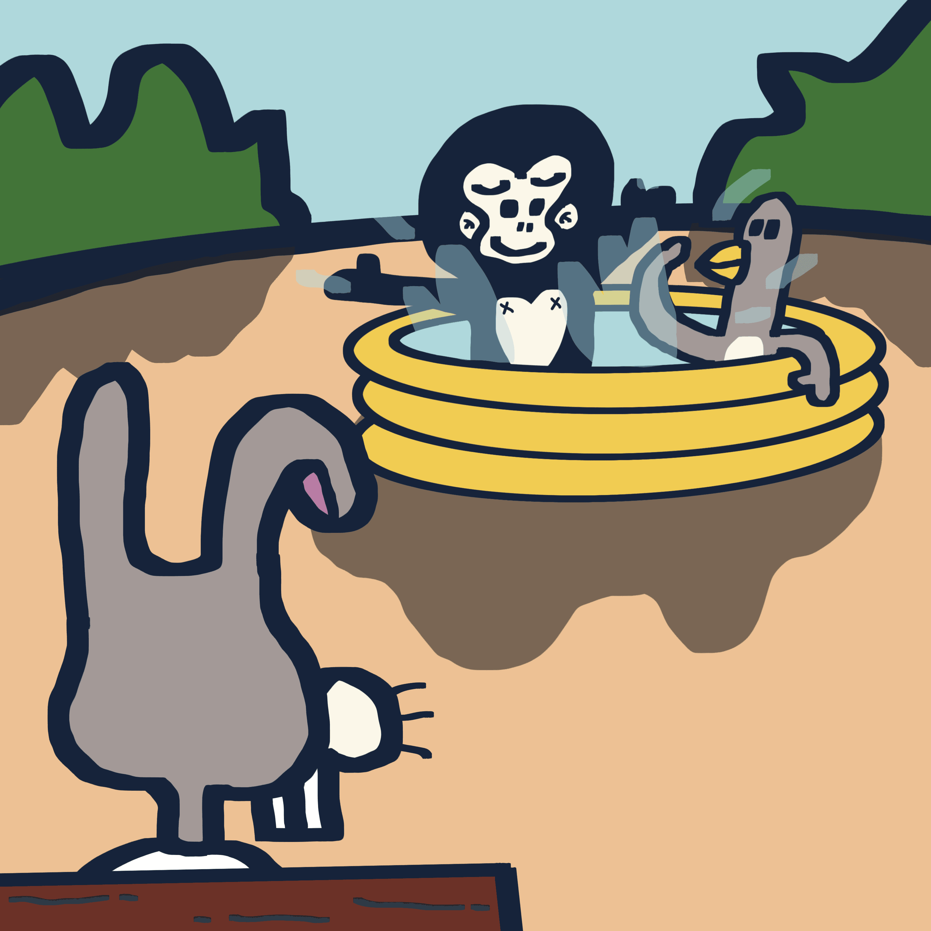 HAVING FUN. — Morris and Kolkadaks four-panel comic 4