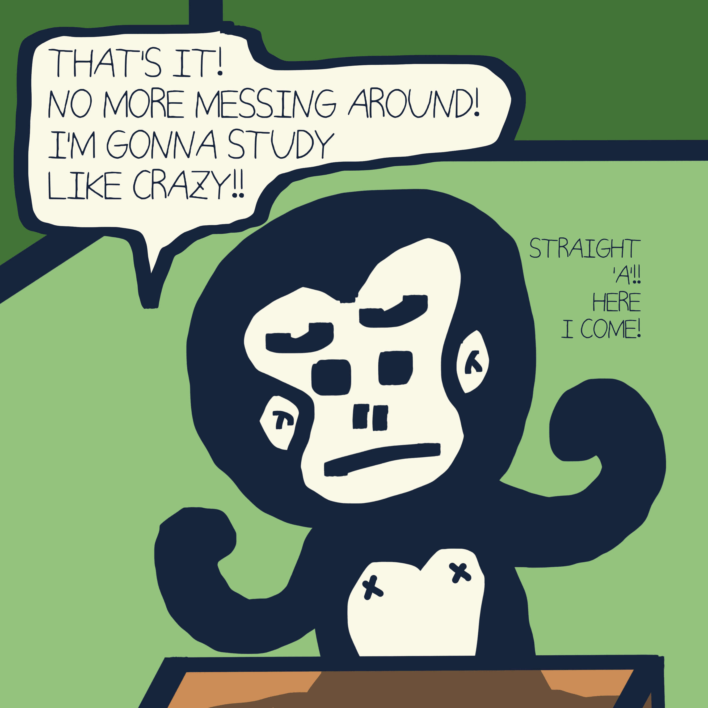 SELF-CONTROL MASTER. — Morris and Kolkadaks four-panel comic 5