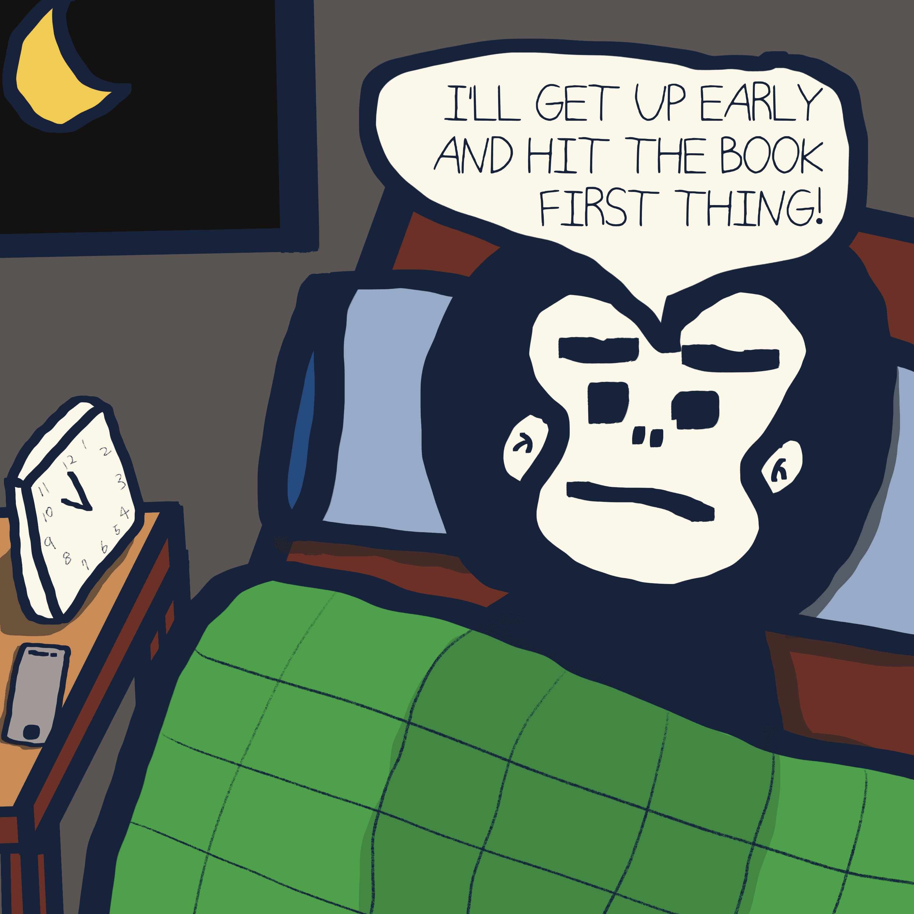 SELF-CONTROL MASTER. — Morris and Kolkadaks four-panel comic 6