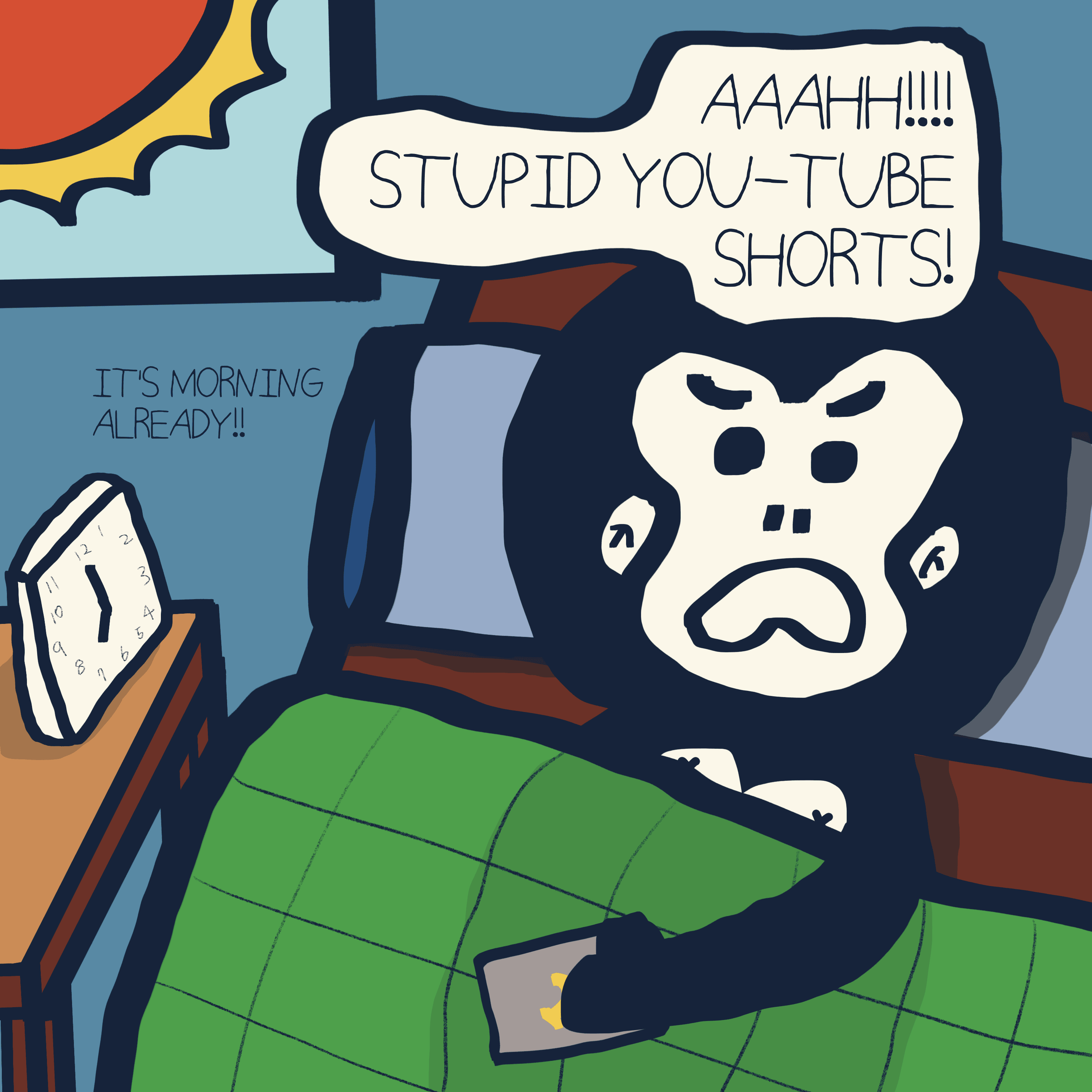 SELF-CONTROL MASTER. — Morris and Kolkadaks four-panel comic 11