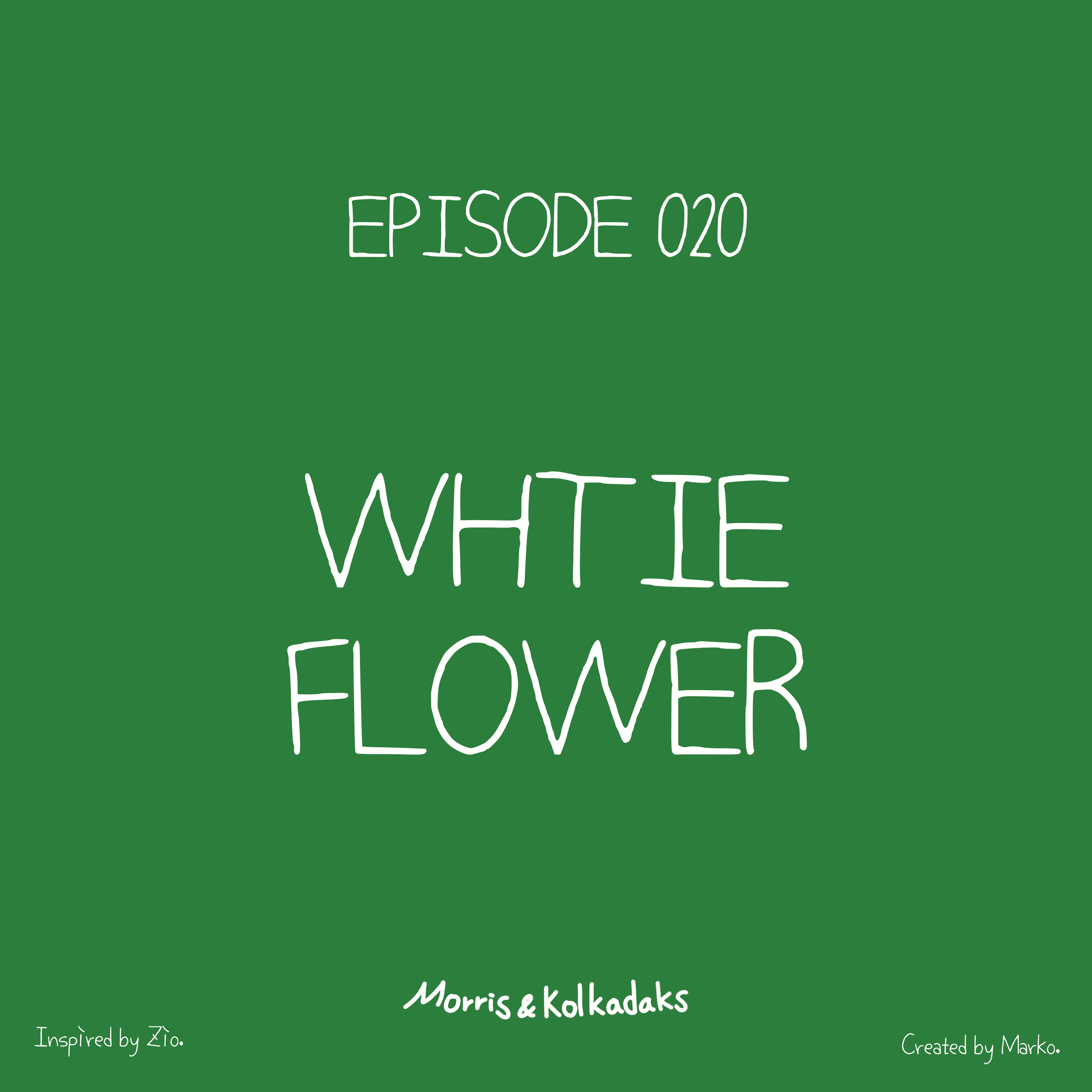 WHITE FLOWER. — Morris and Kolkadaks four-panel comic 1