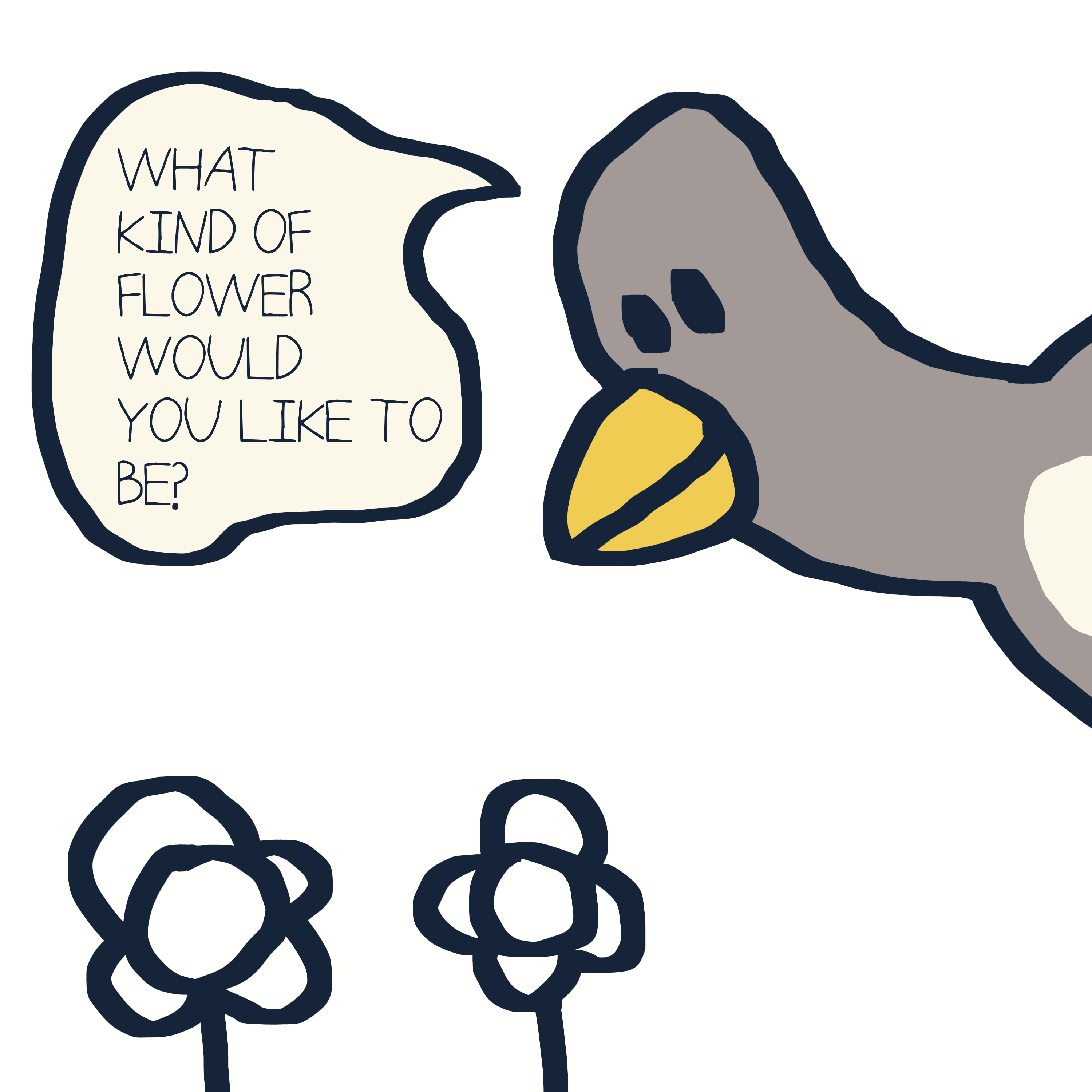 WHITE FLOWER. — Morris and Kolkadaks four-panel comic 8