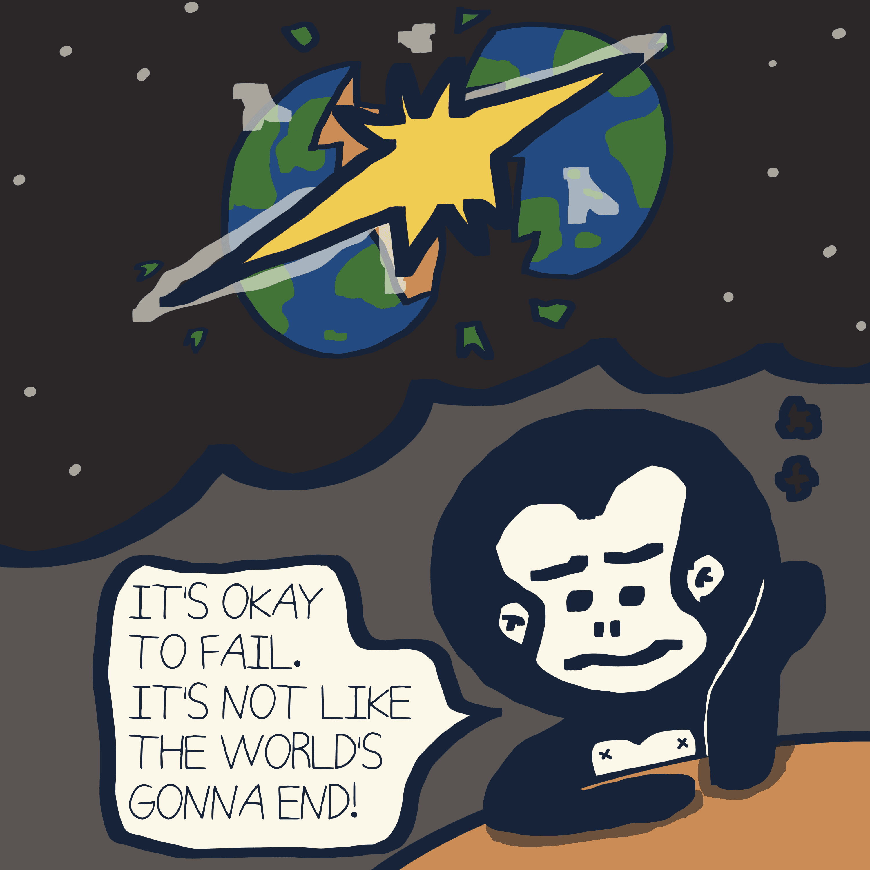 SOMETHING MUST NOT FAIL. — Morris and Kolkadaks four-panel comic 3