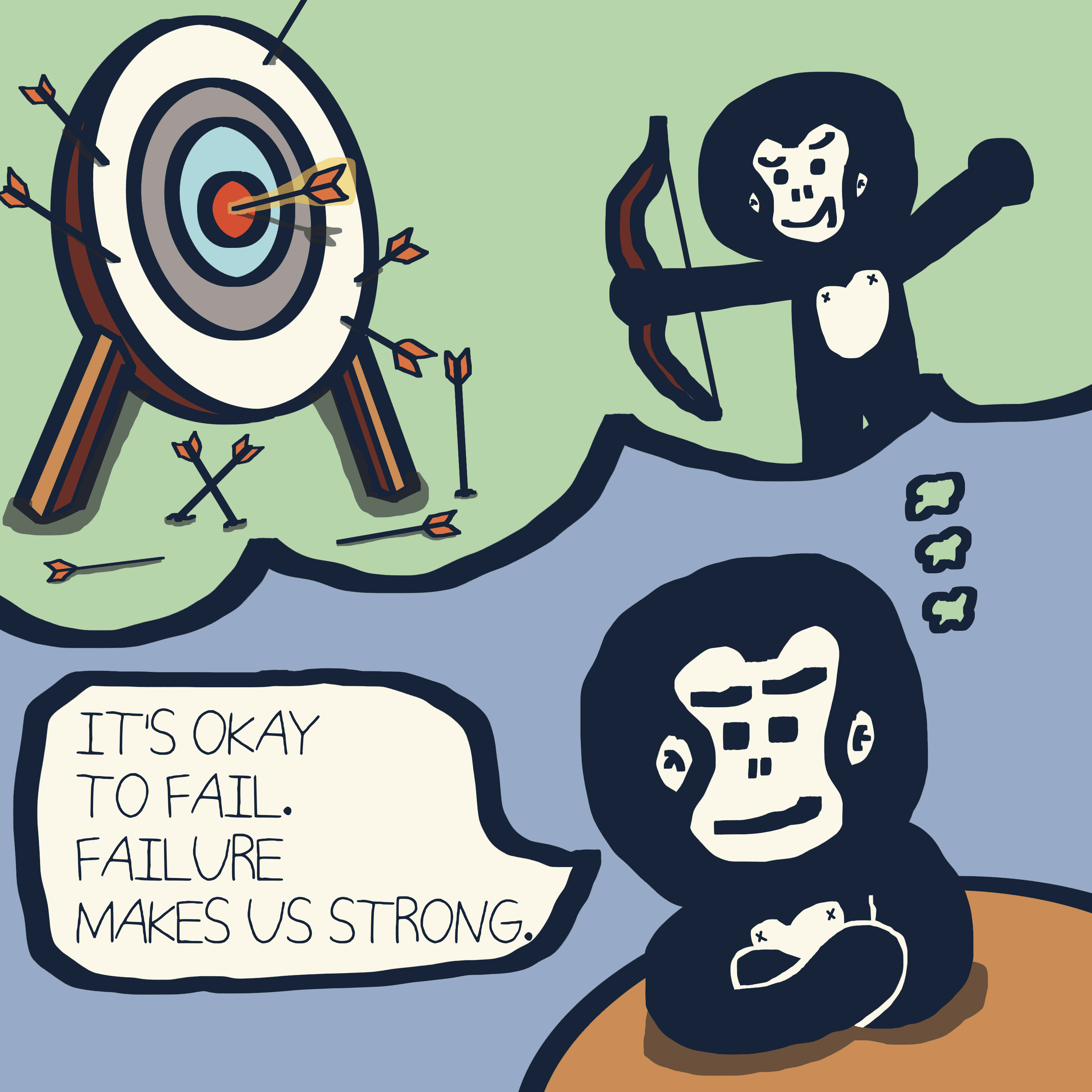 SOMETHING MUST NOT FAIL. — Morris and Kolkadaks four-panel comic 2