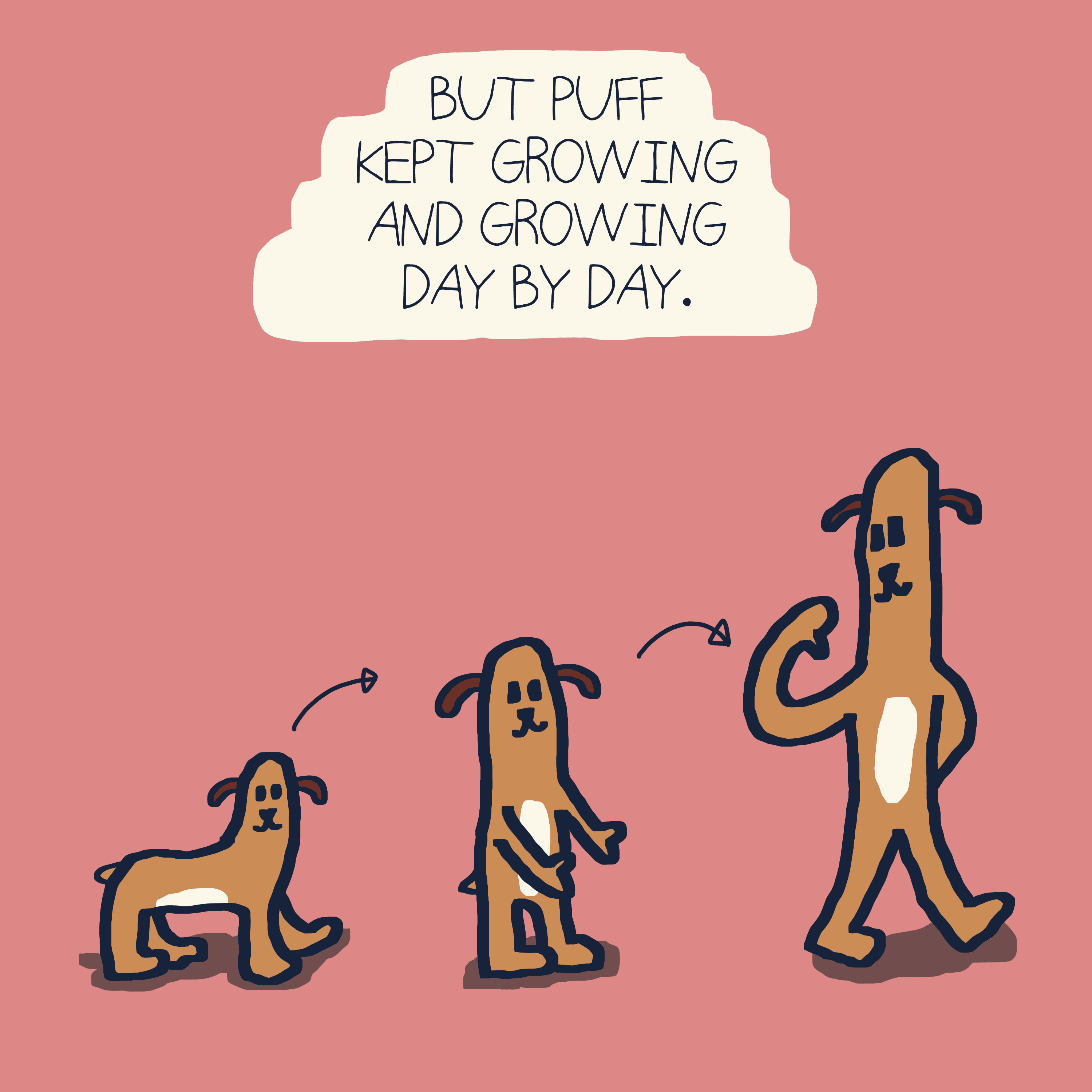 TALE OF "PUFF" — Morris and Kolkadaks four-panel comic 5