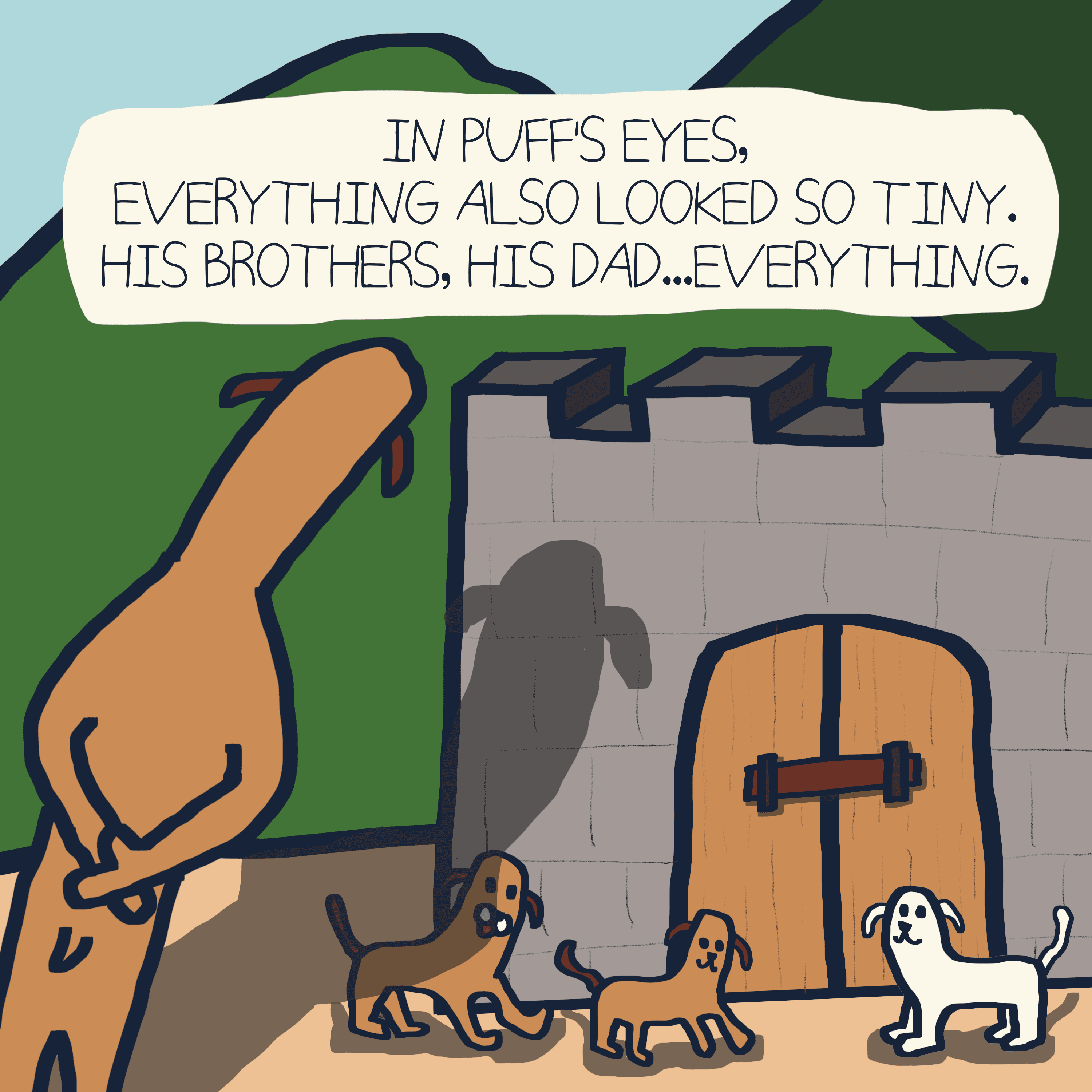 TALE OF "PUFF" — Morris and Kolkadaks four-panel comic 8