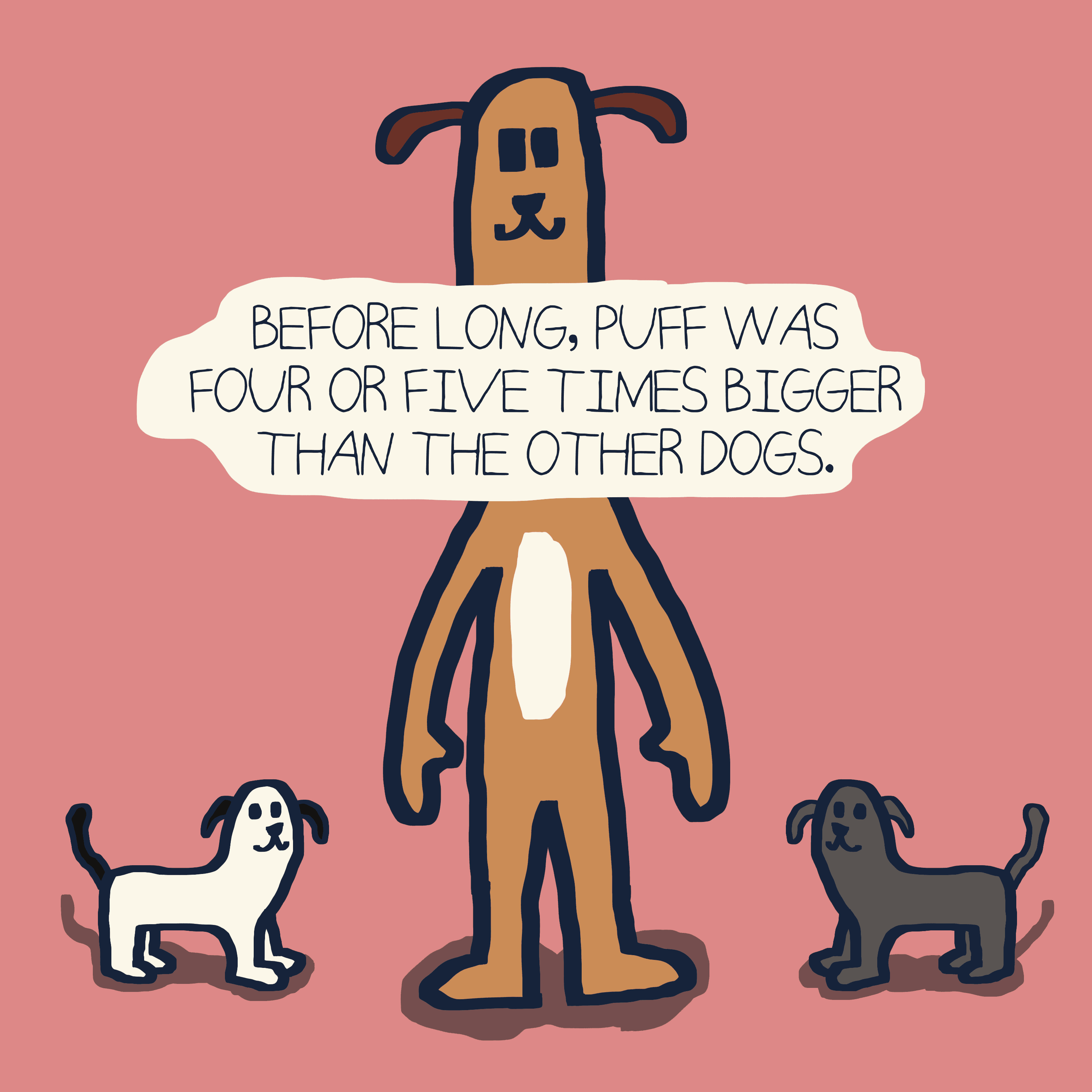 TALE OF "PUFF" — Morris and Kolkadaks four-panel comic 6