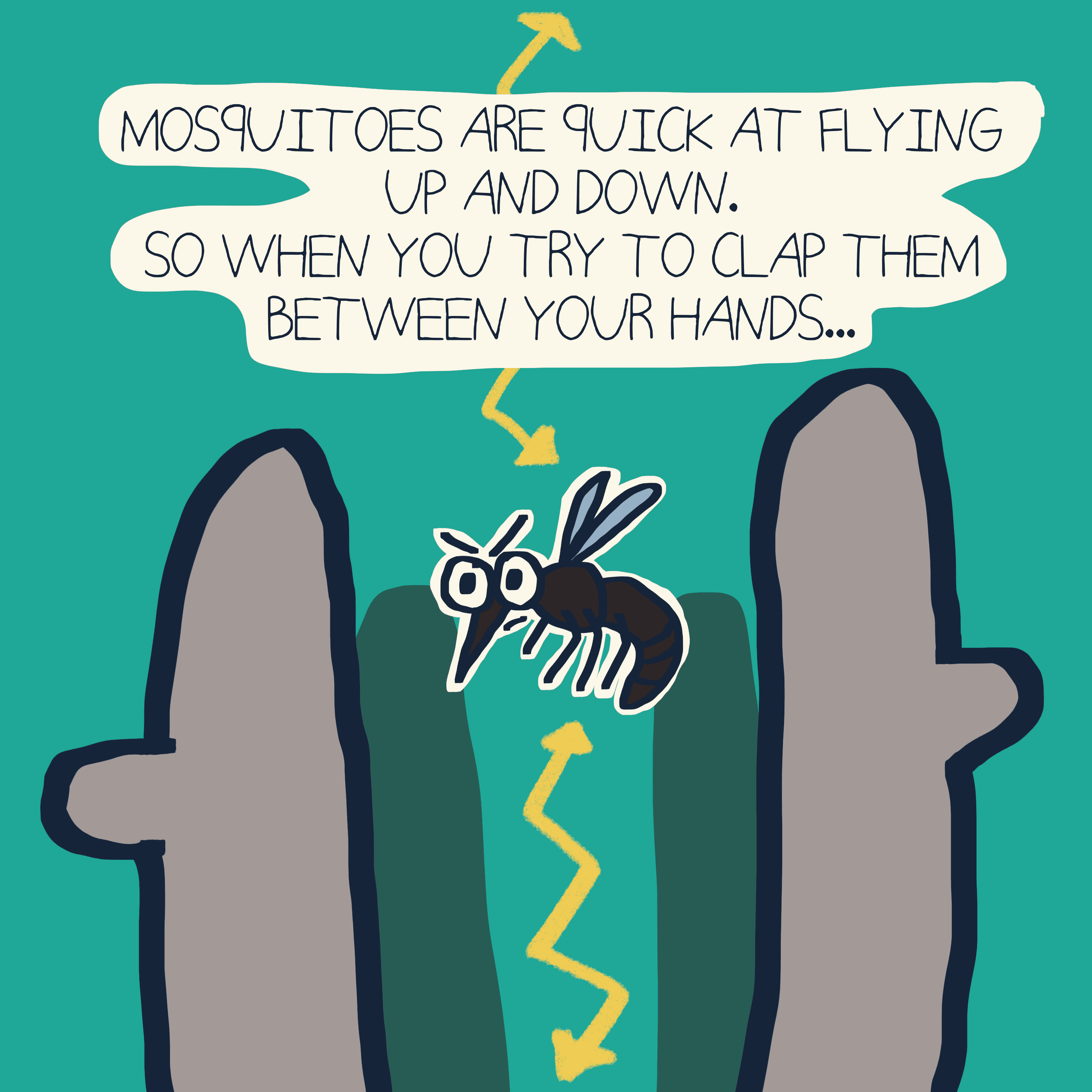 MOSQUITO! SMASH! — Morris and Kolkadaks four-panel comic 4