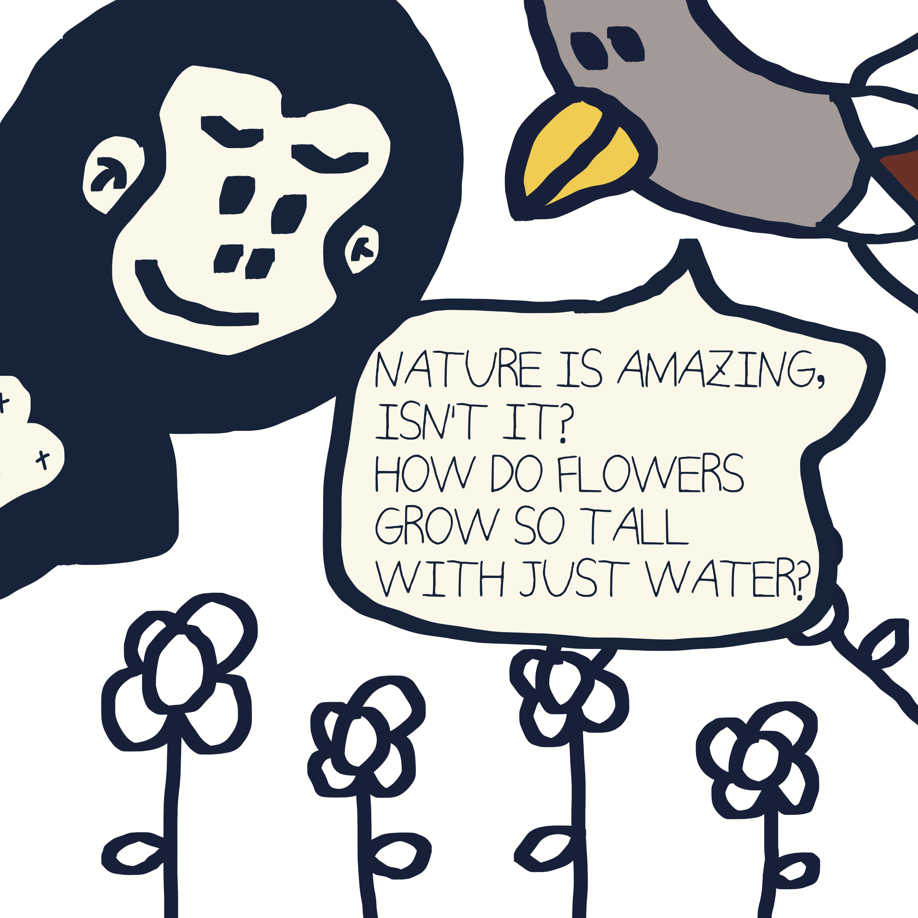 GROW, GROW. — Morris and Kolkadaks four-panel comic 2