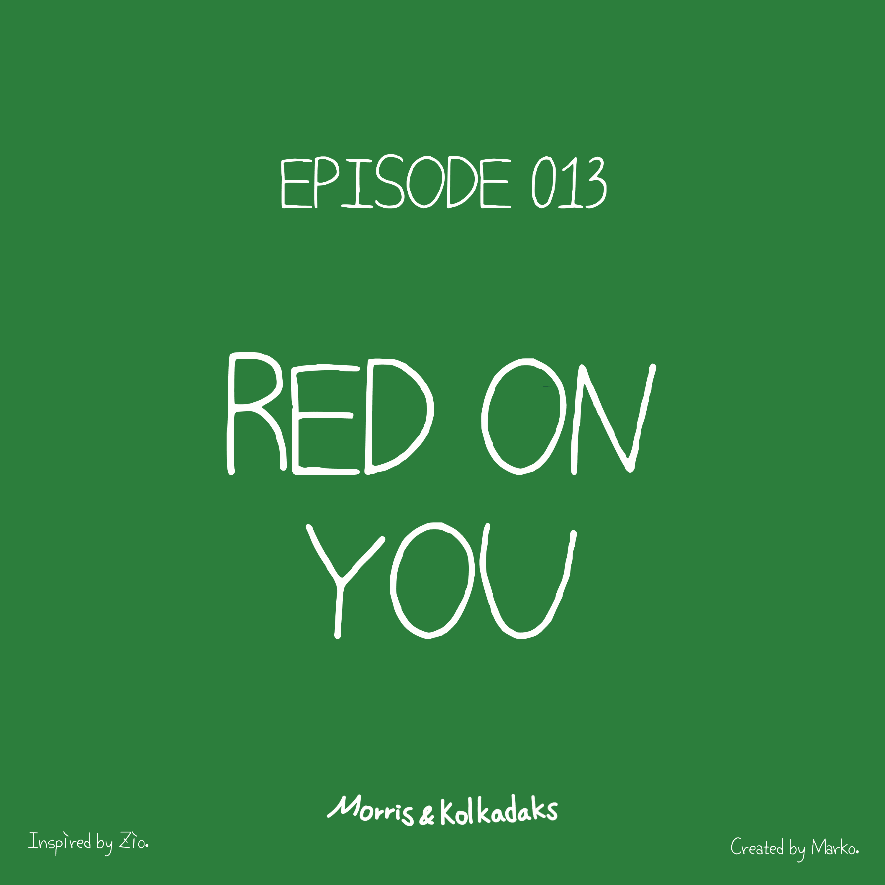 RED ON YOU — 모리스앤꼴까닥스 4컷 만화