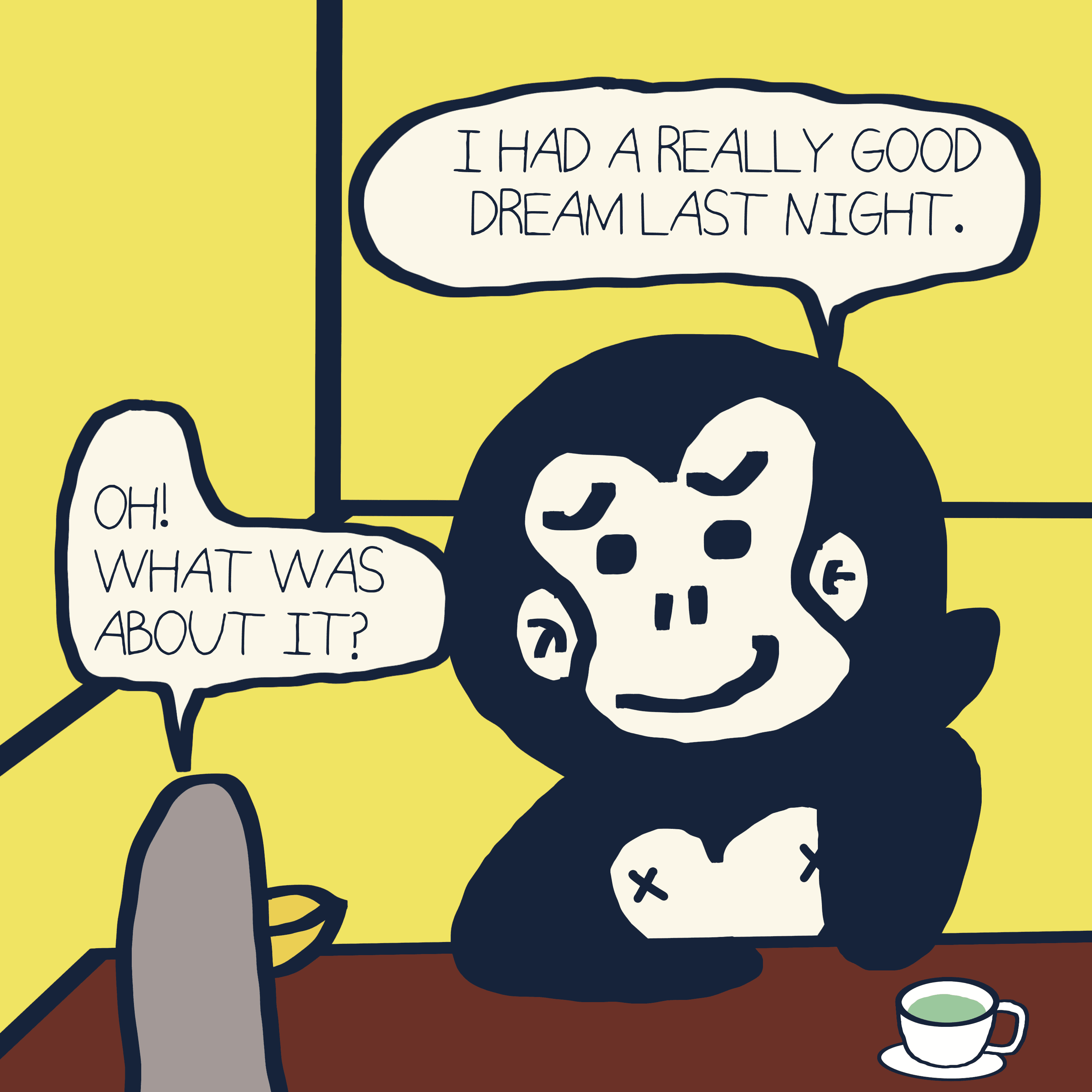 DREAMS & MEANINGS — Morris and Kolkadaks four-panel comic 2