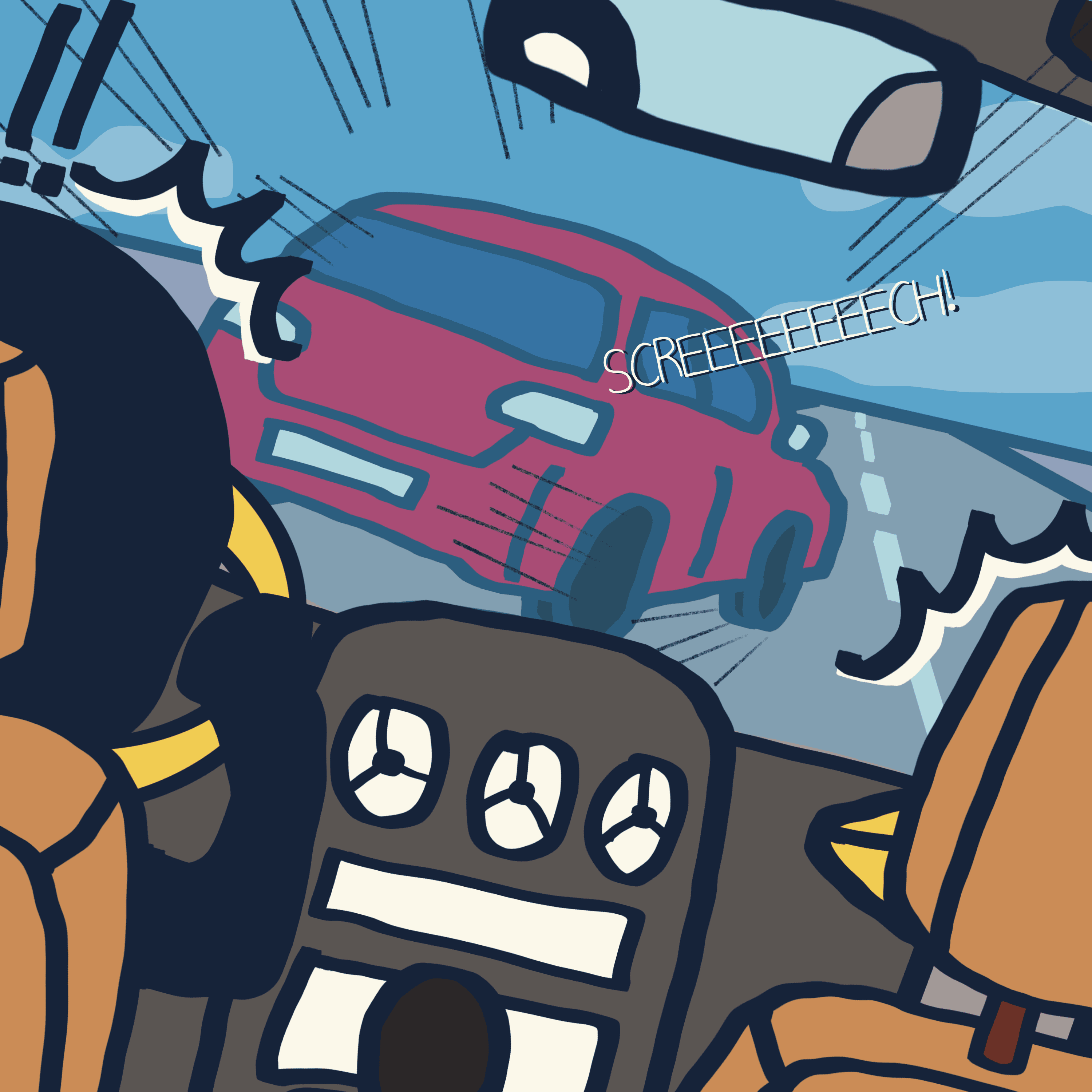 I AM NOT ANGRY TYPE. — Morris and Kolkadaks four-panel comic 6