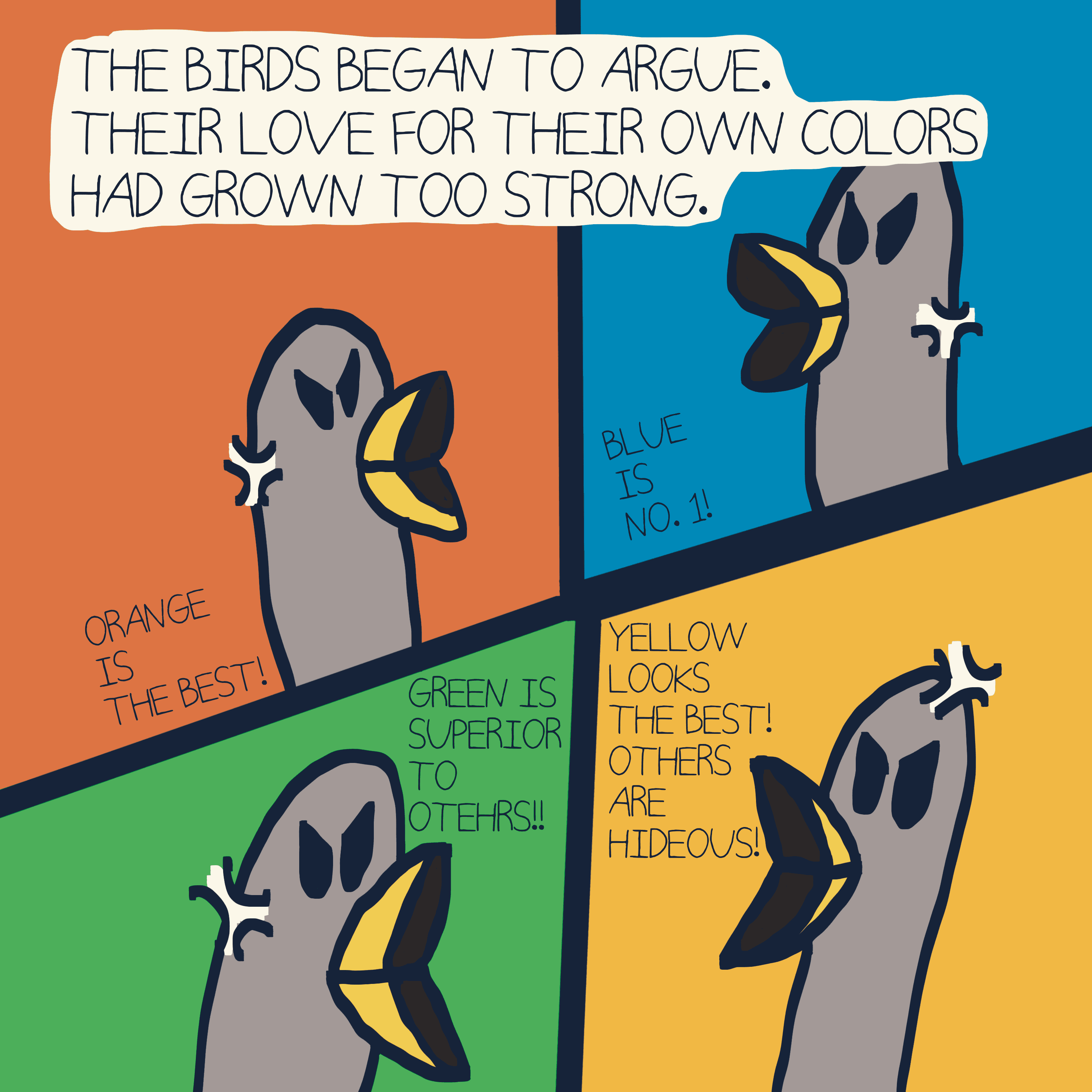 TALE OF "FAERA" — Morris and Kolkadaks four-panel comic 5