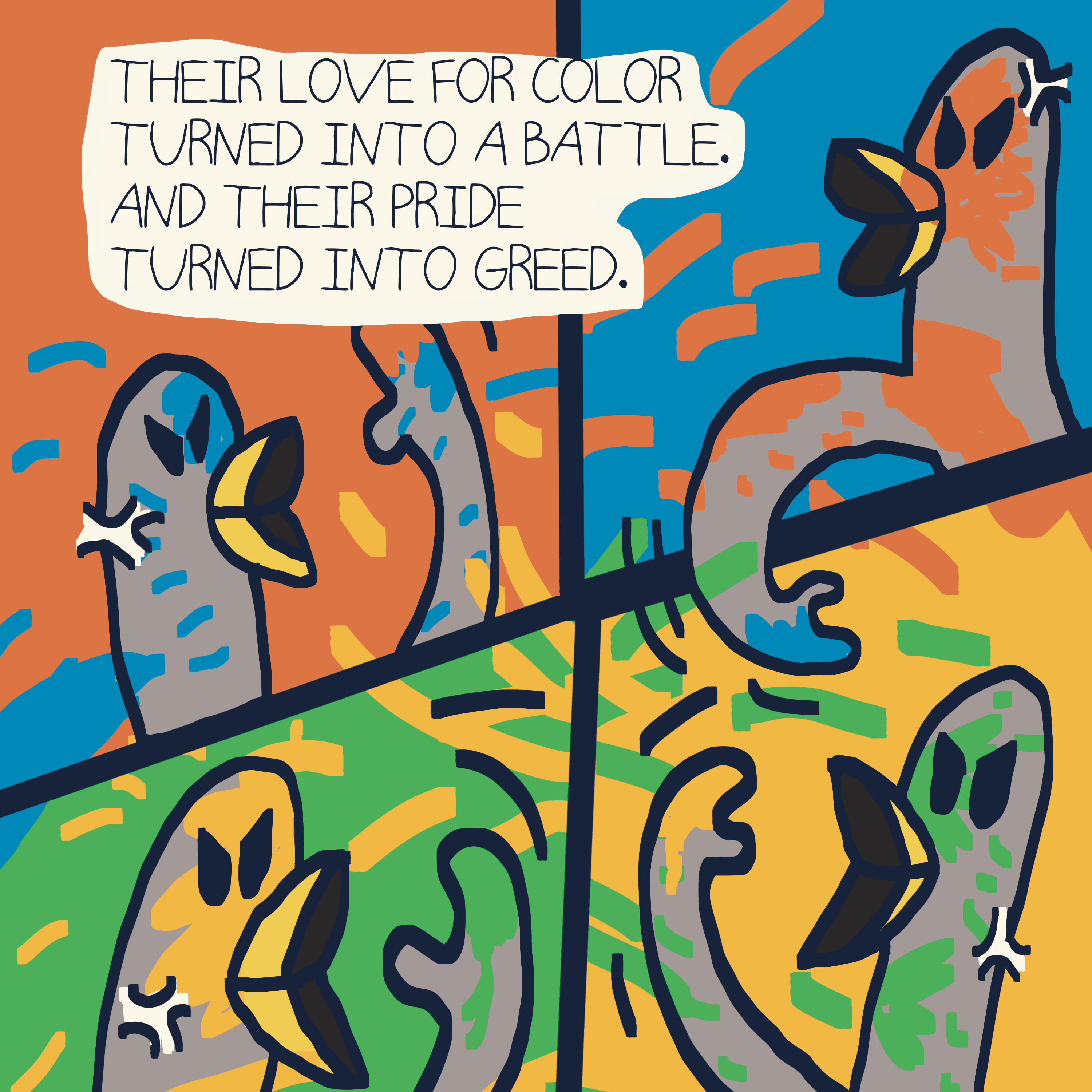 TALE OF "FAERA" — Morris and Kolkadaks four-panel comic 6