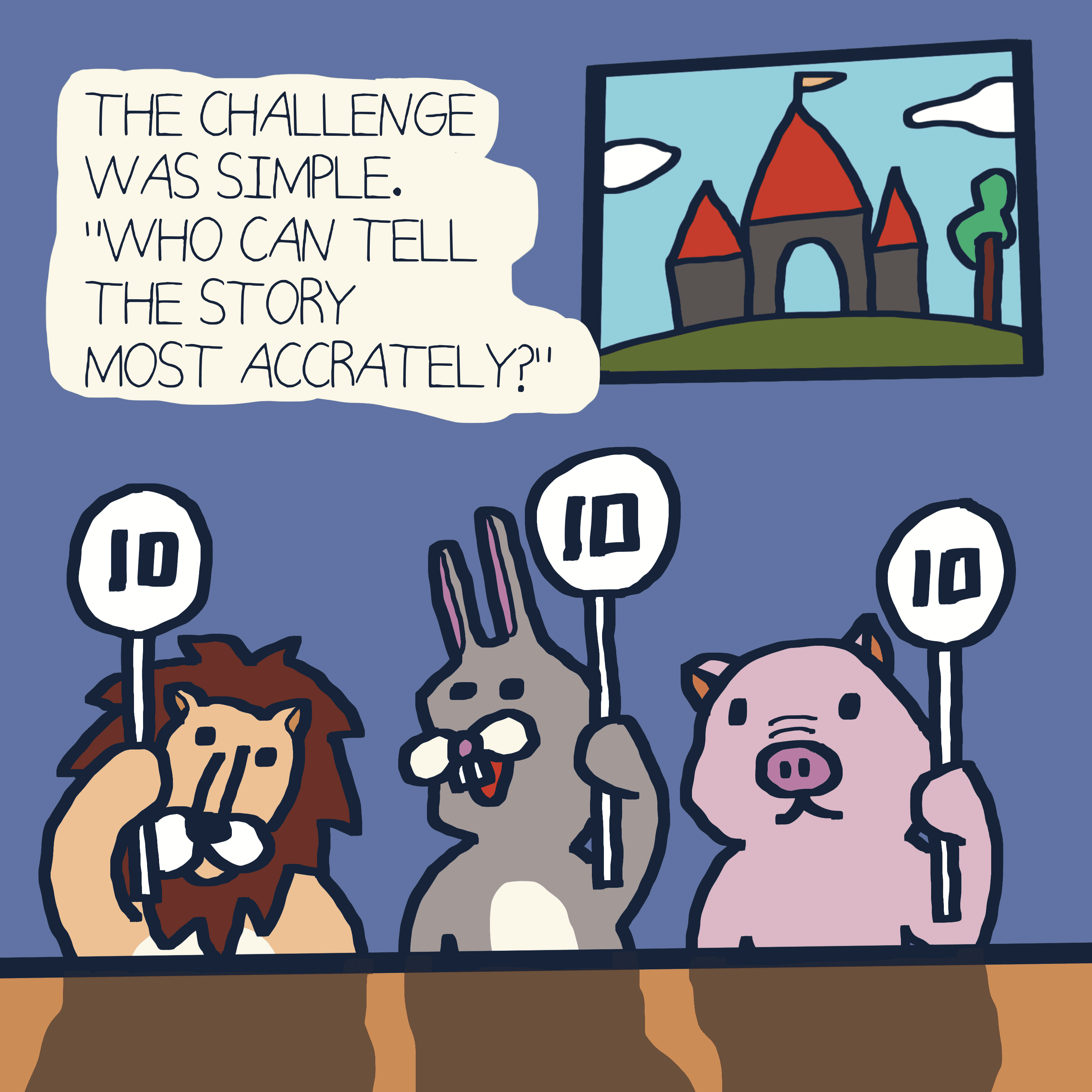 STORYTELLING CONTEST. — Morris and Kolkadaks four-panel comic 5