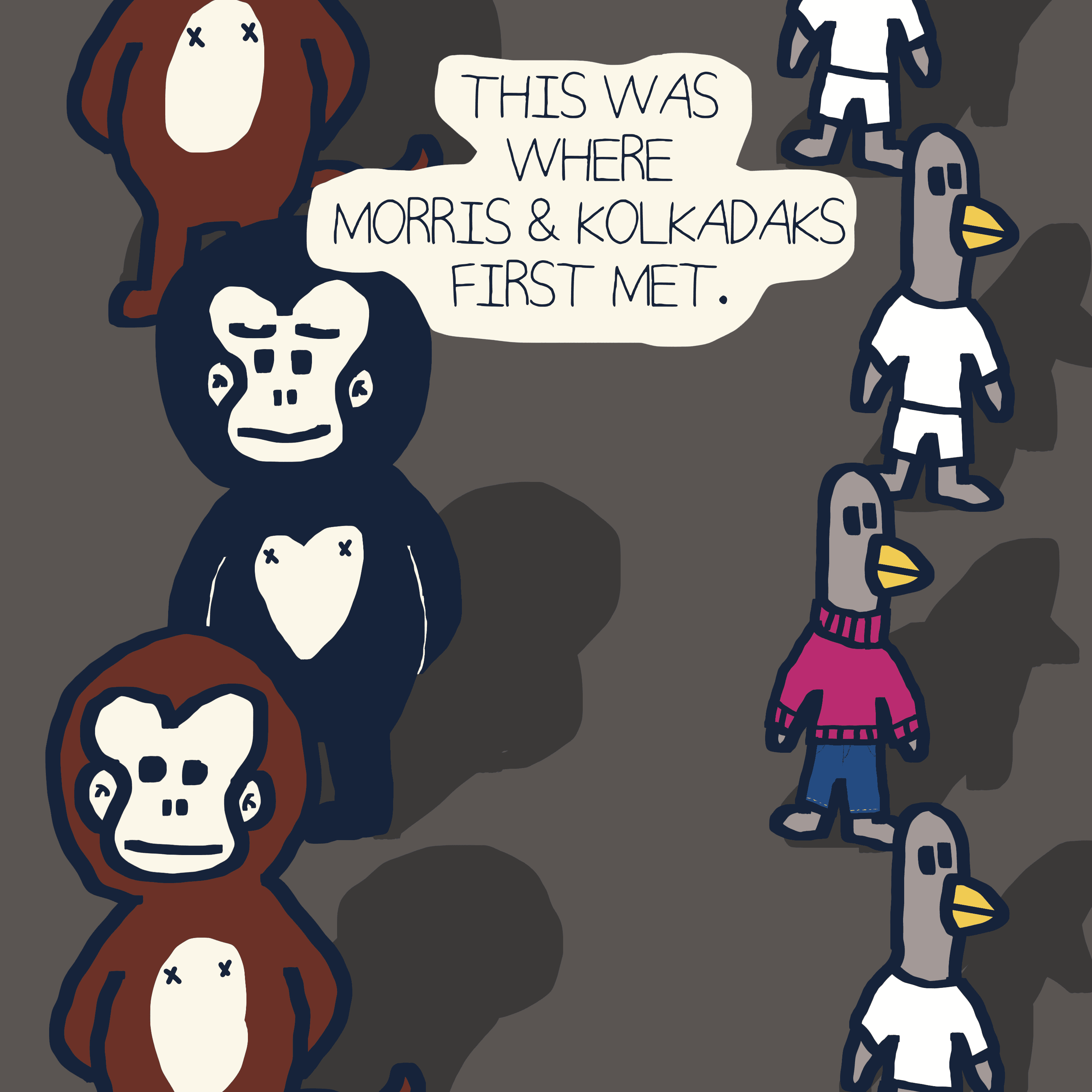STORYTELLING CONTEST. — Morris and Kolkadaks four-panel comic 3