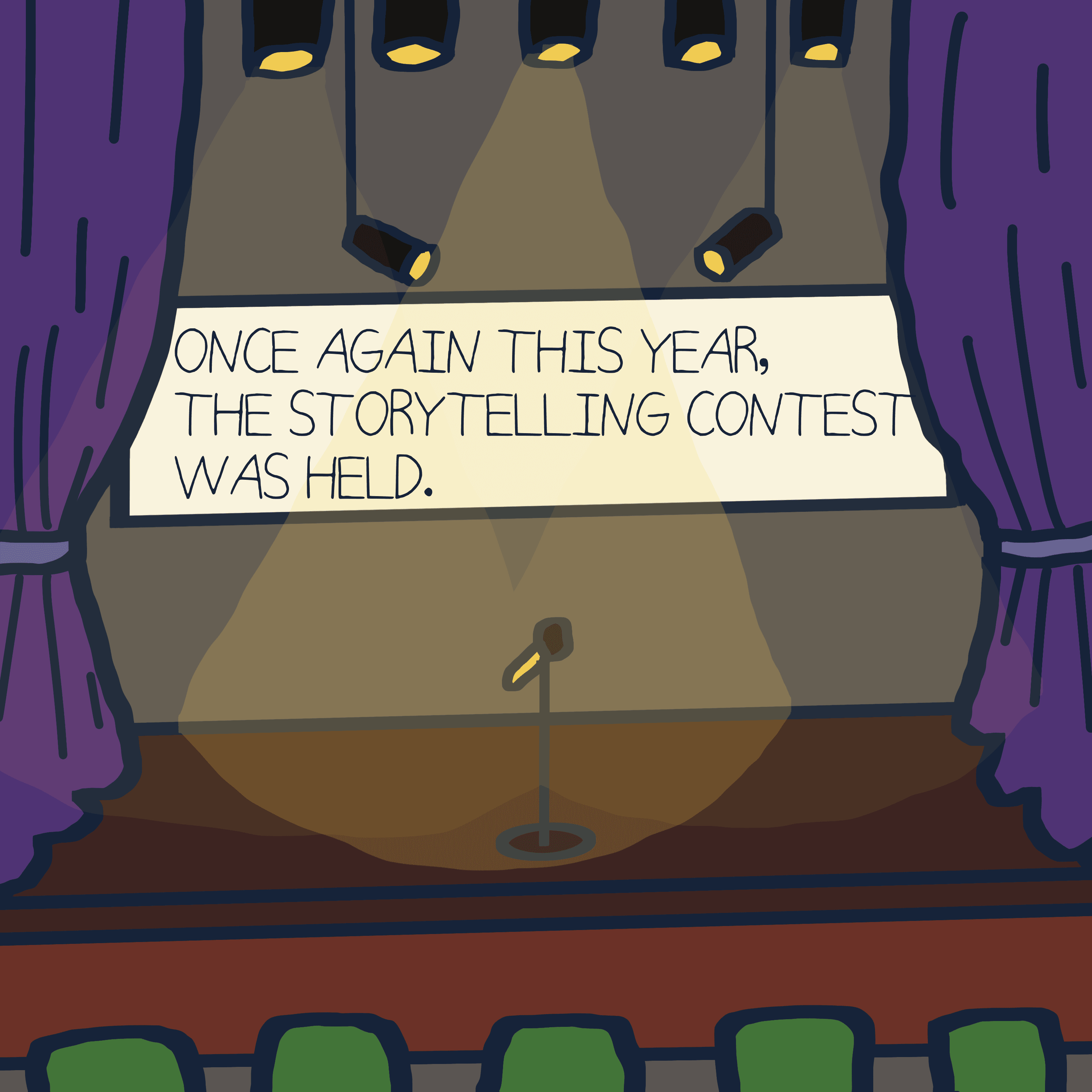 STORYTELLING CONTEST. — Morris and Kolkadaks four-panel comic 2