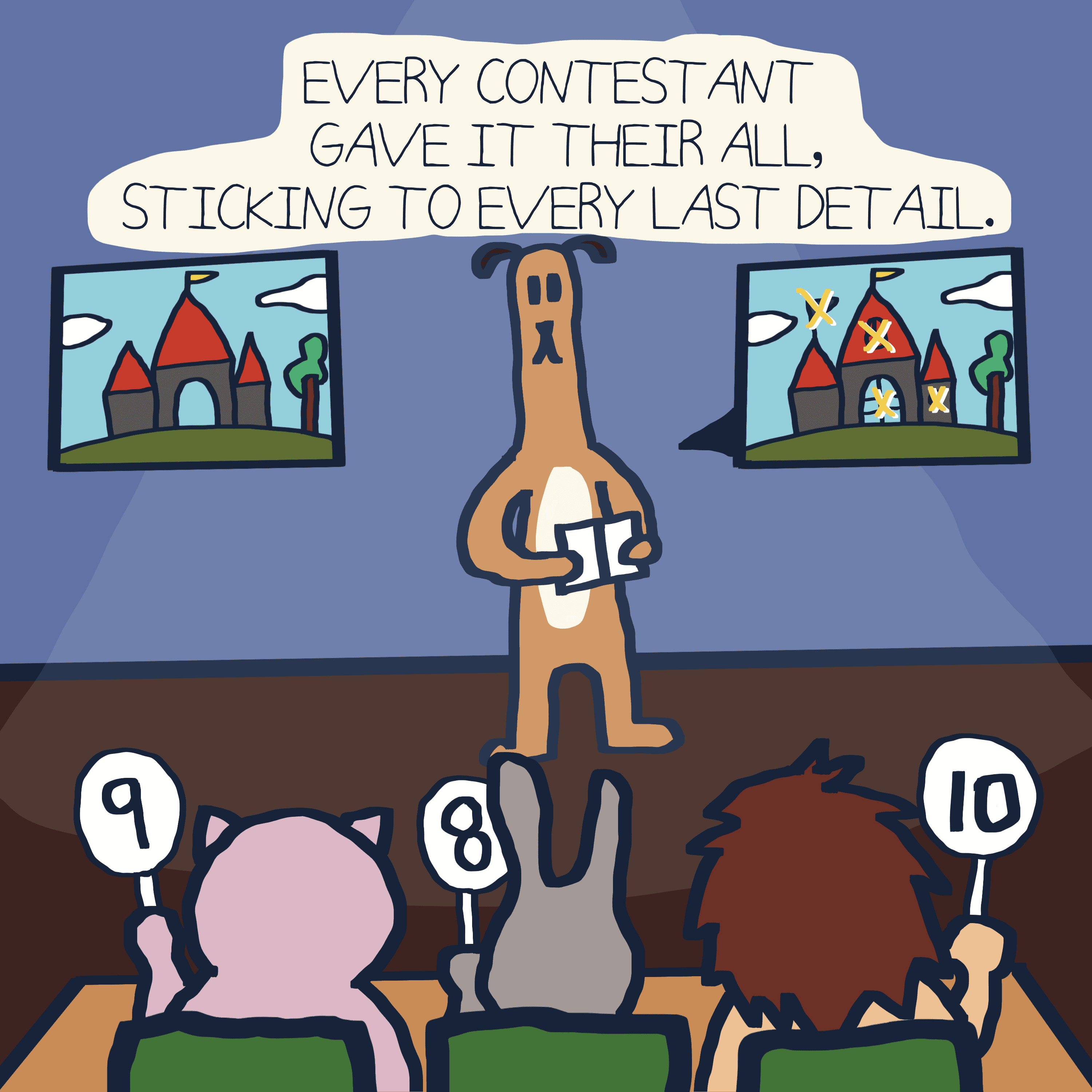 STORYTELLING CONTEST. — Morris and Kolkadaks four-panel comic 6