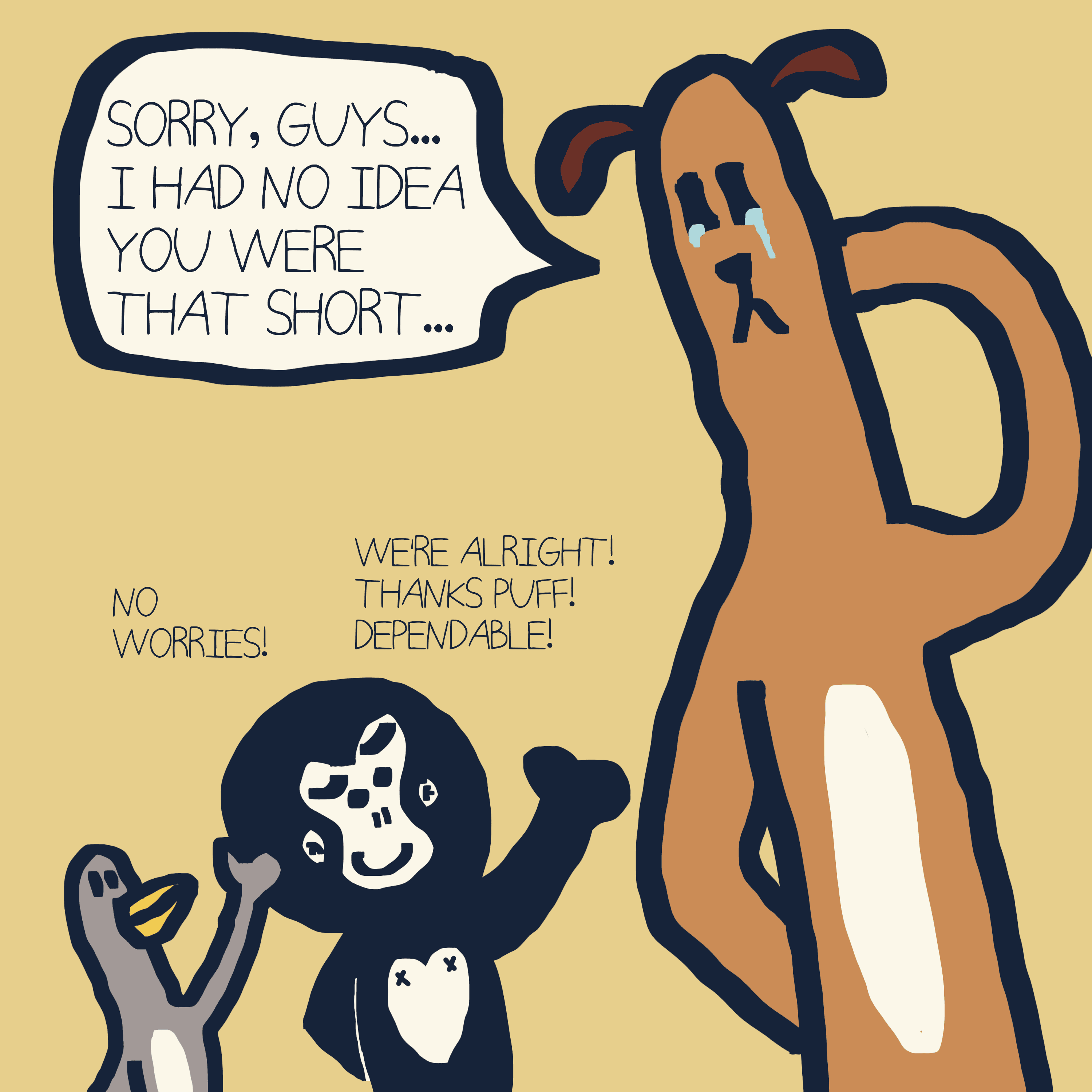 DEEP? SHALLOW? — Morris and Kolkadaks four-panel comic 9