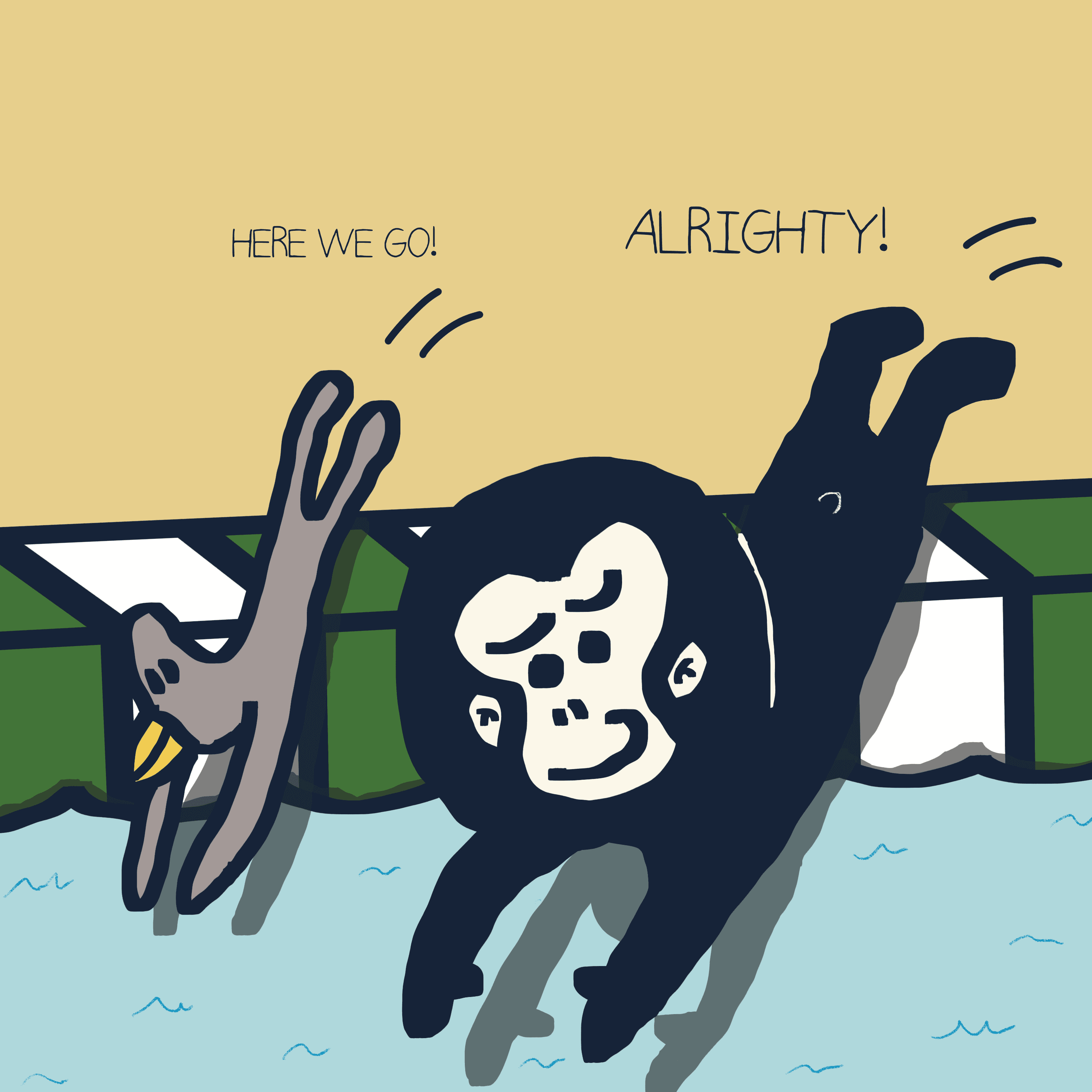 DEEP? SHALLOW? — Morris and Kolkadaks four-panel comic 5