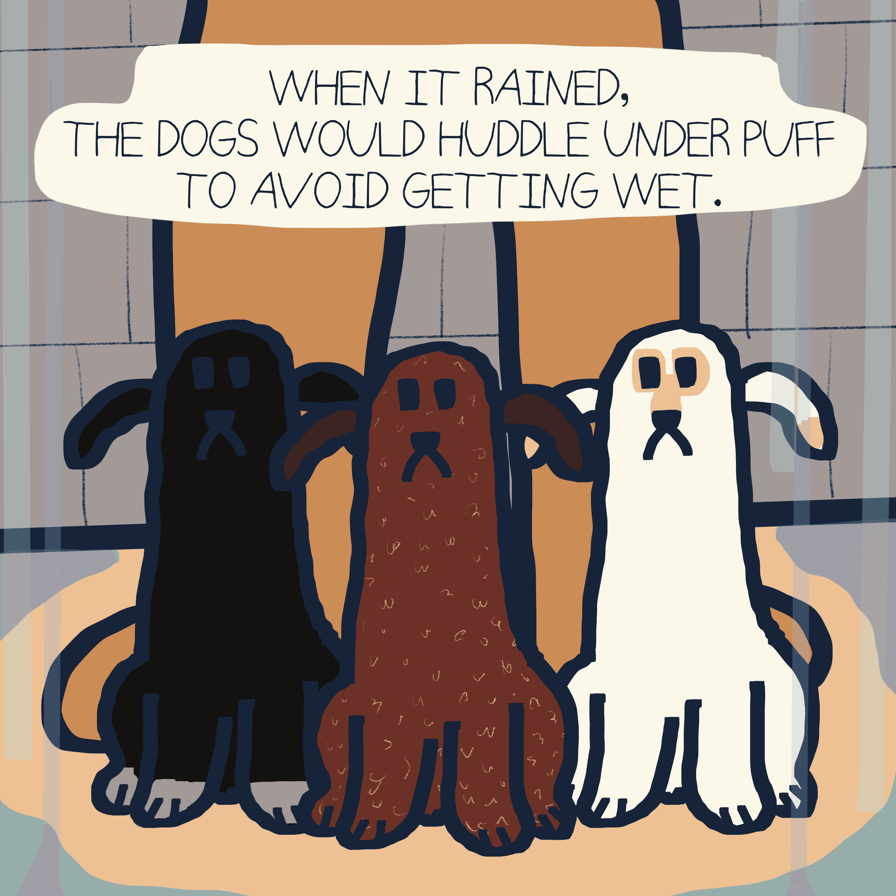 TALE OF RAINY DAY — Morris and Kolkadaks four-panel comic 3