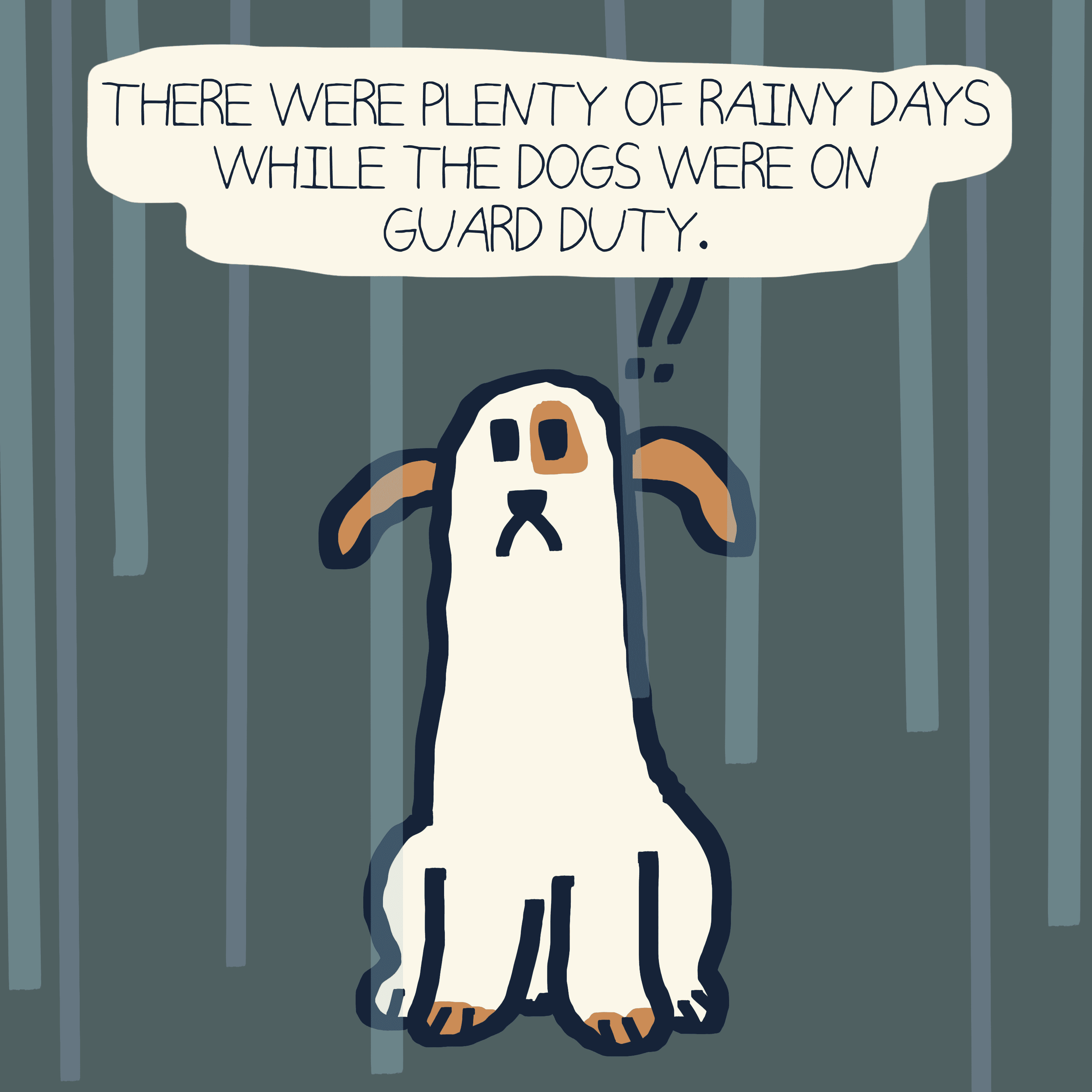 TALE OF RAINY DAY — Morris and Kolkadaks four-panel comic 2