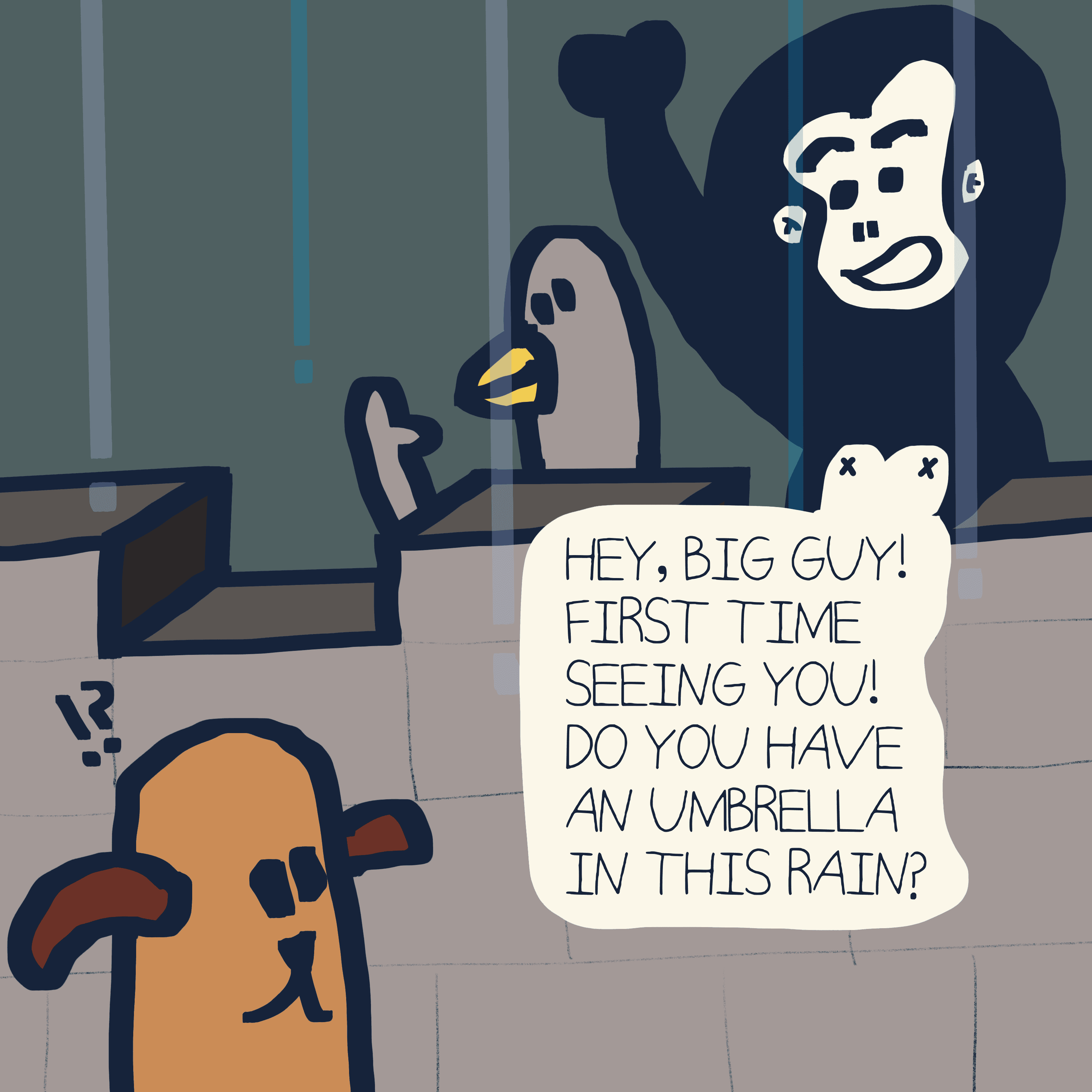 TALE OF GIANTS — Morris and Kolkadaks four-panel comic 5