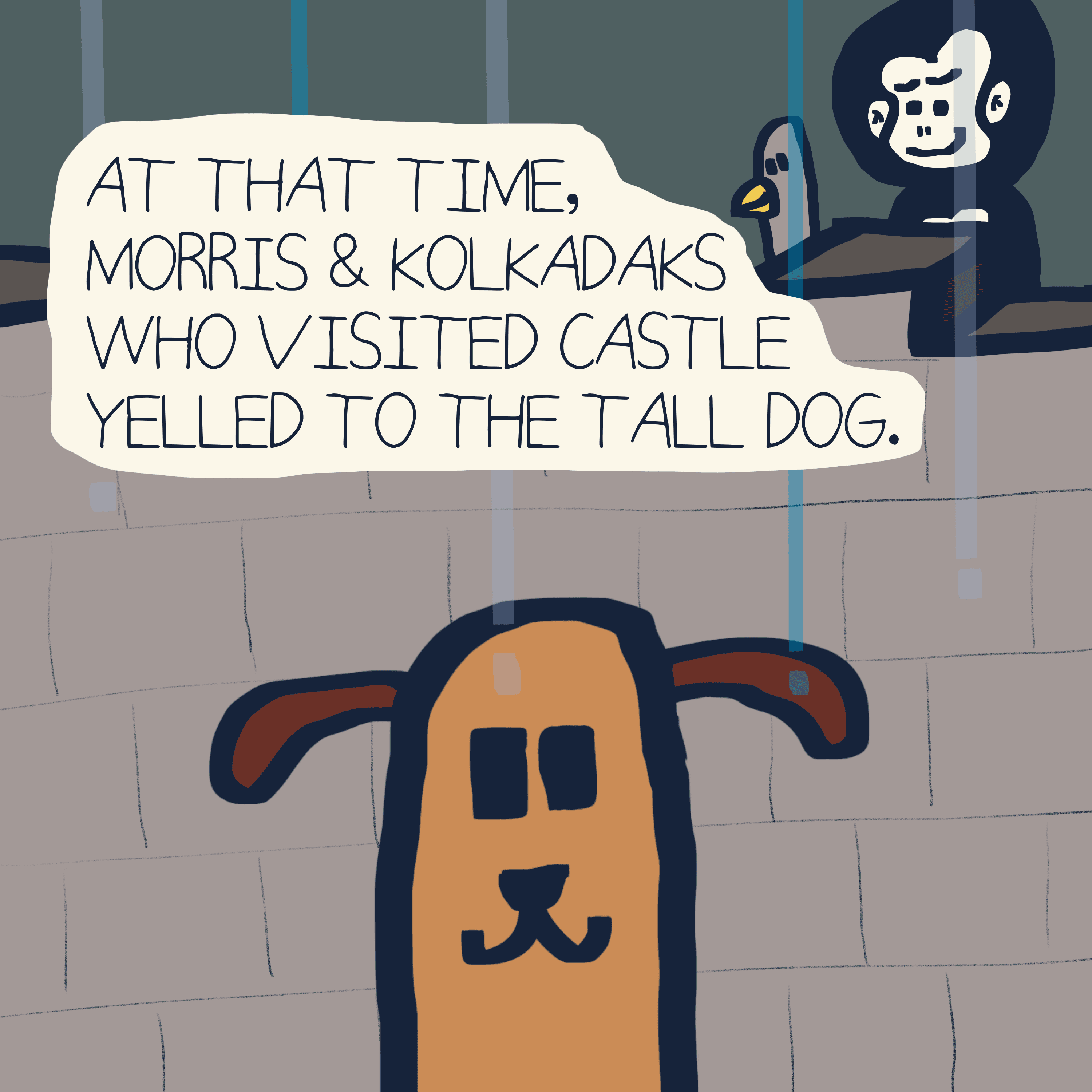 TALE OF GIANTS — Morris and Kolkadaks four-panel comic 4