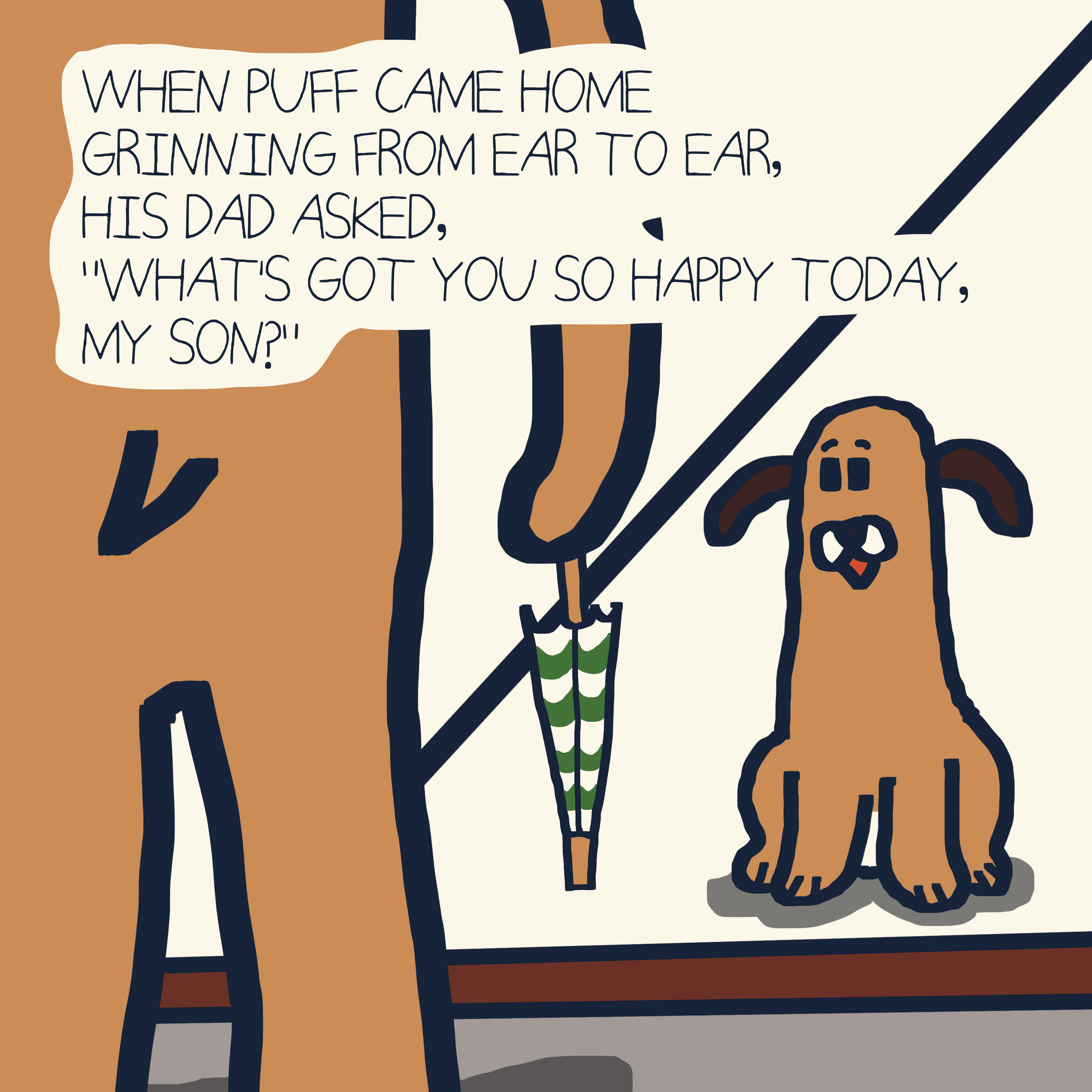 TALE OF GIANTS — Morris and Kolkadaks four-panel comic 11