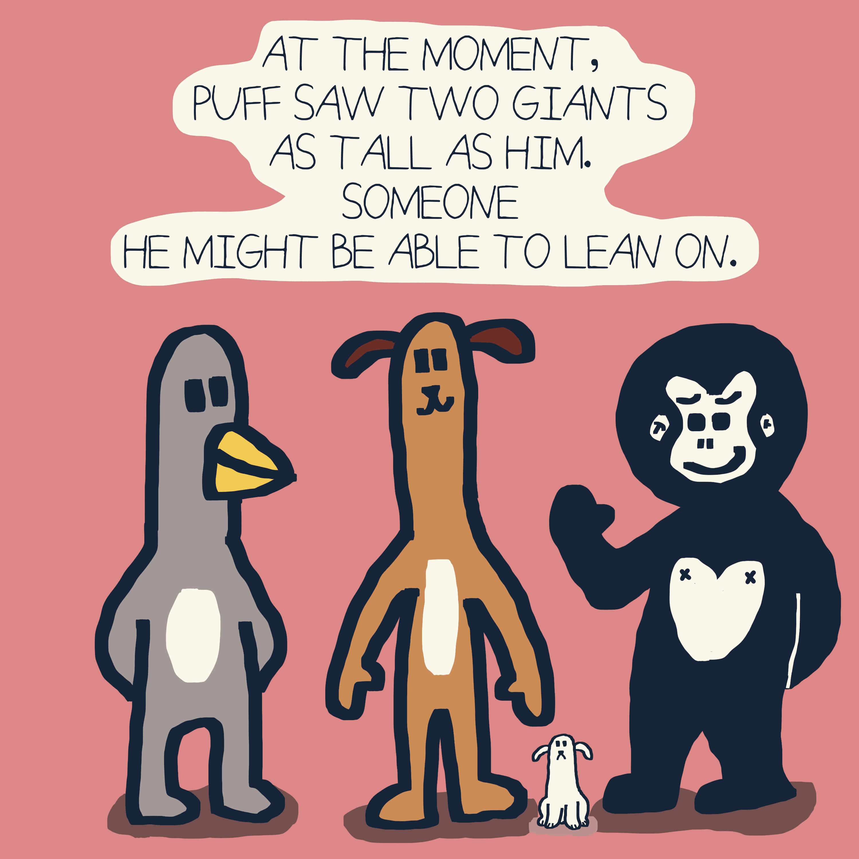 TALE OF GIANTS — Morris and Kolkadaks four-panel comic 9